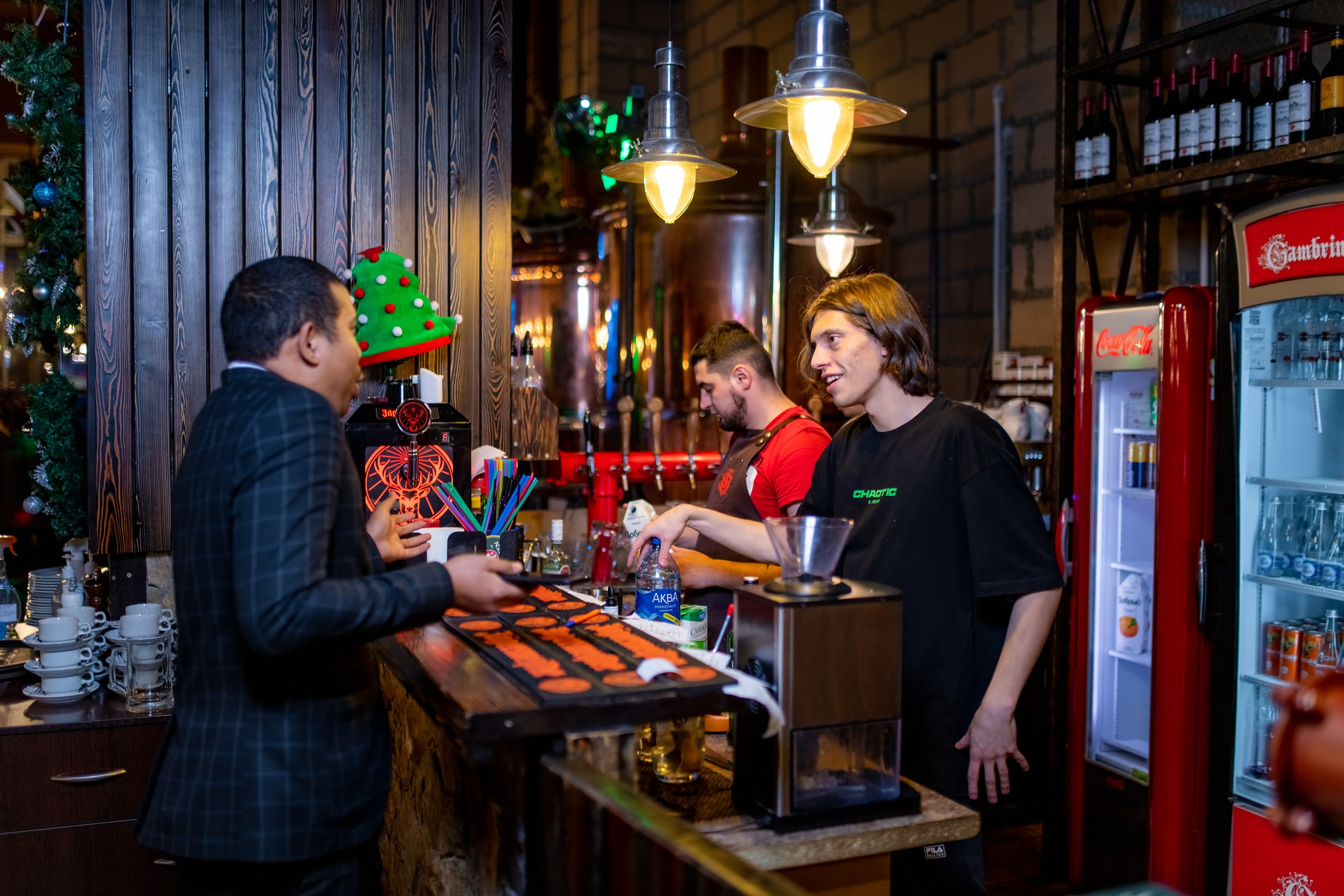 Новогодний корпоратив в пивоварне Яна Гримуса. ProfotoNK
