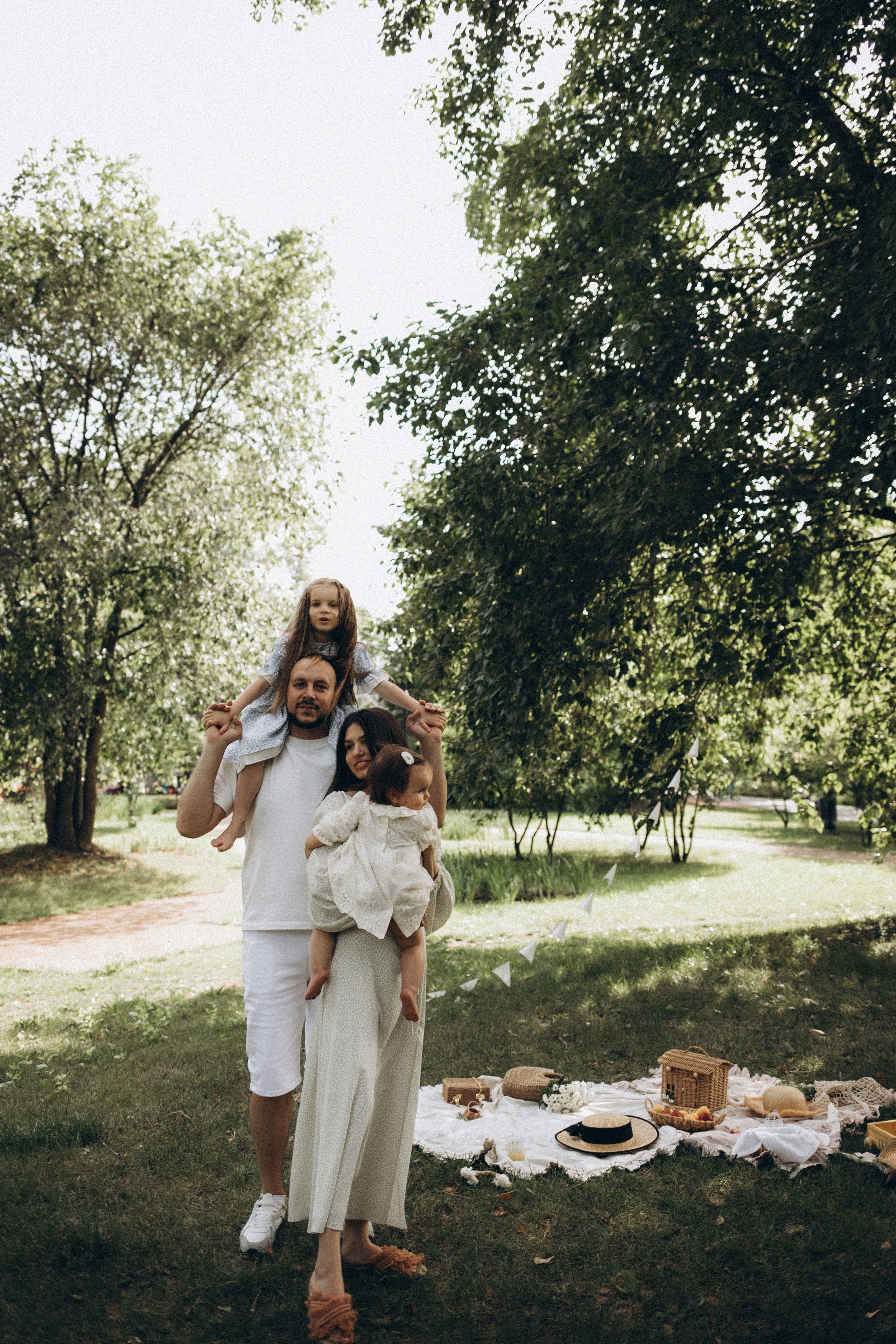 Летний семейный пикник на природе. Семейный и свадебный фотограф Анна Кожокарь
