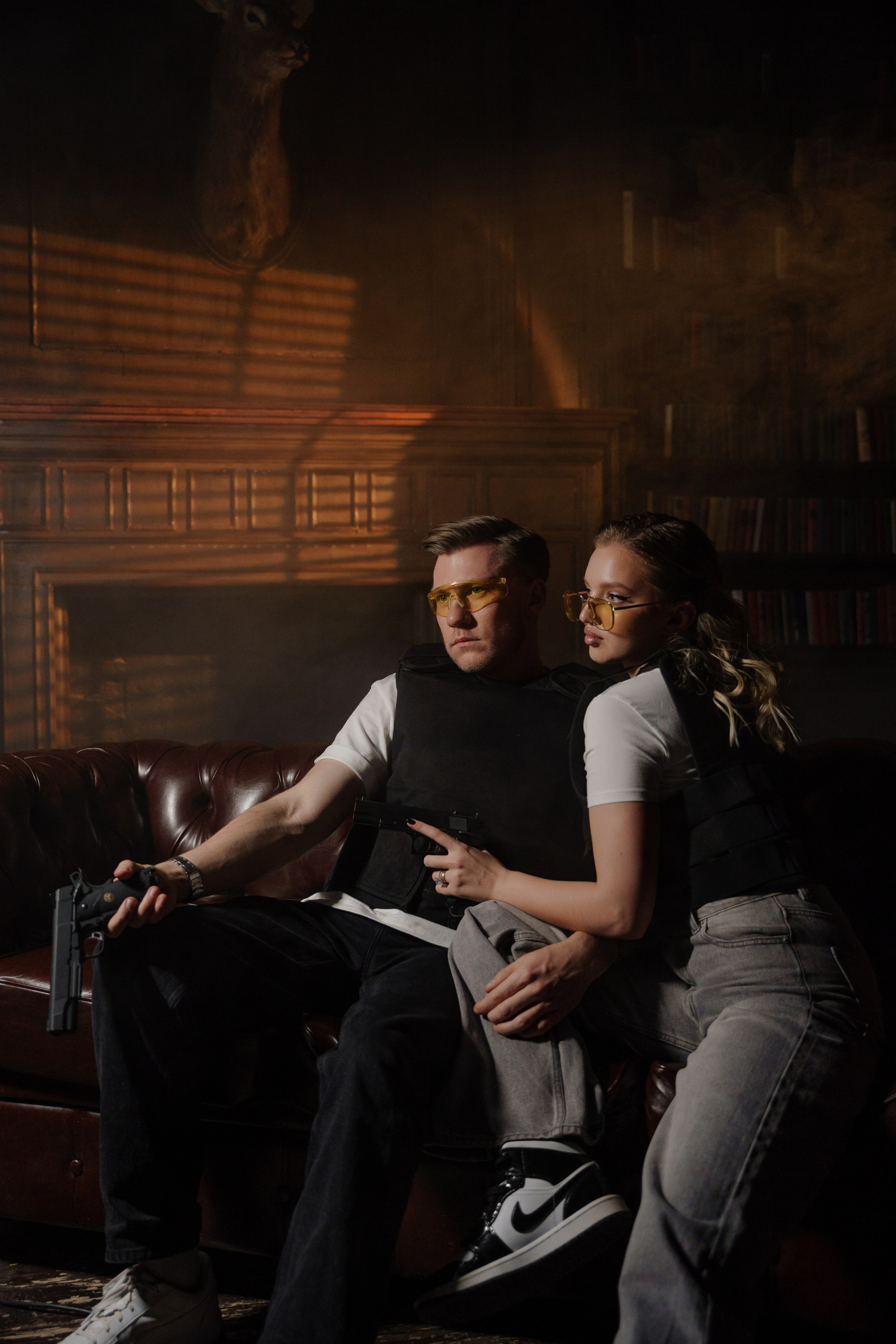 Фотосессия в стиле Mr. & Mrs. Smith. Репортажный фотограф Москва Сергей Дружинин