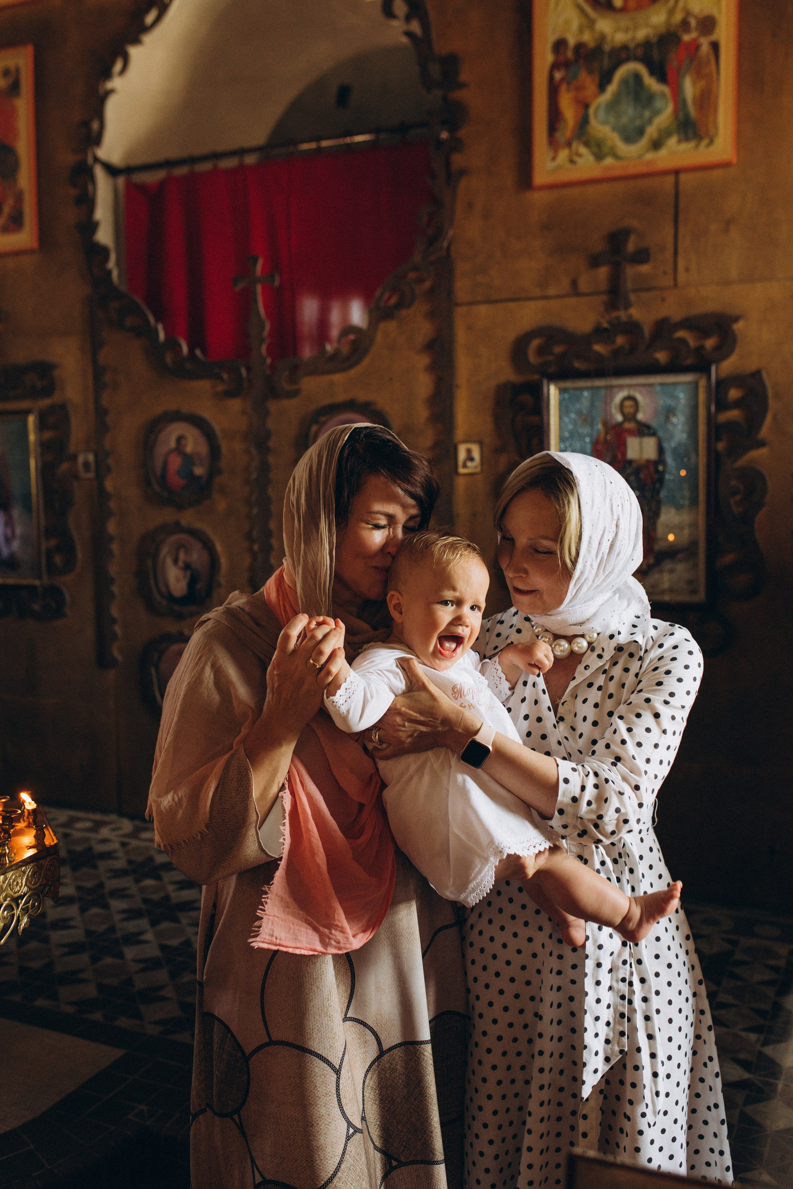 Крещение Марии. Семейный фотограф в Обнинске