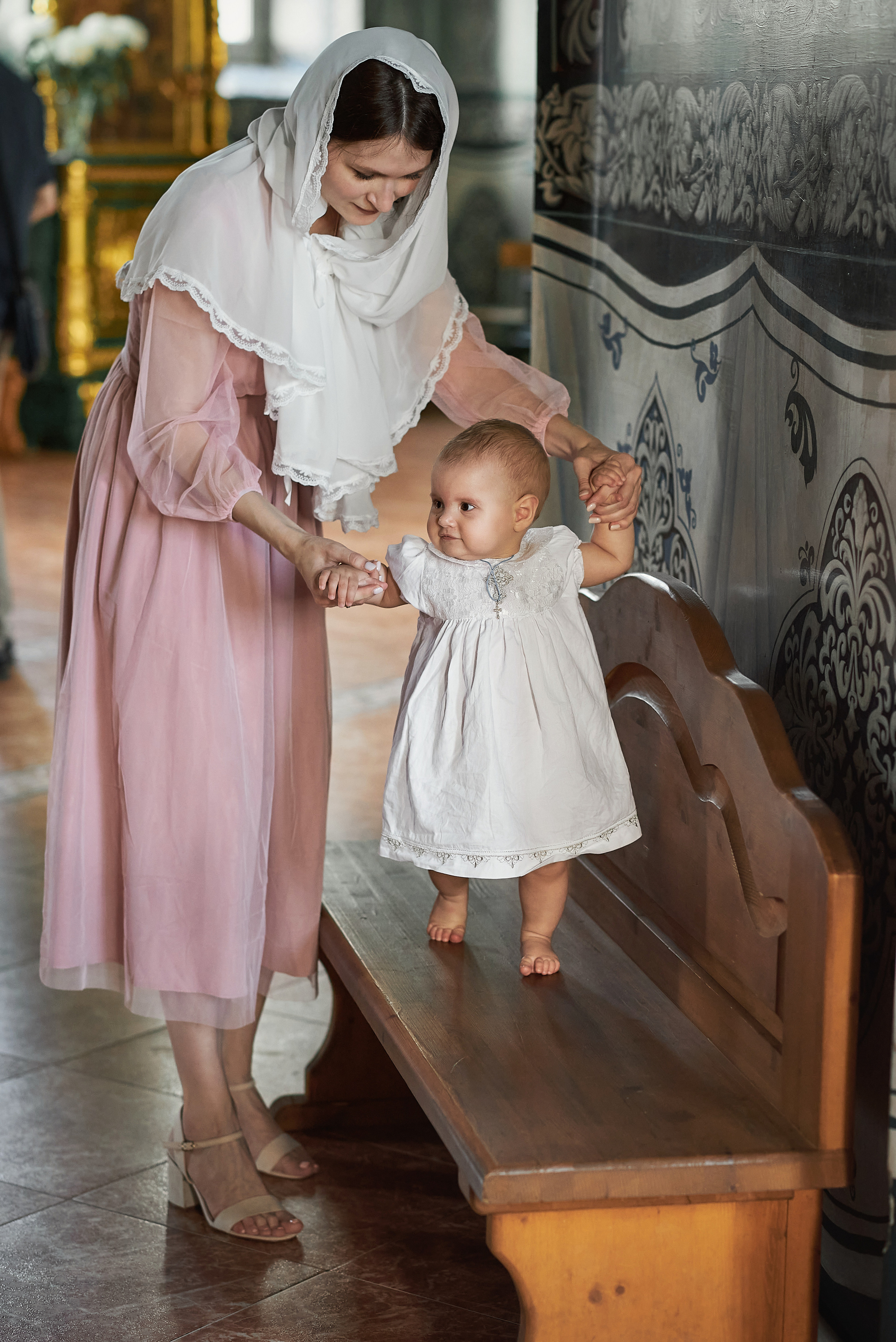 Крещение Алисы в храме преп. Серафима Саровского. Семейный фотограф в Ростове-на-Дону Татьяна Литвинова