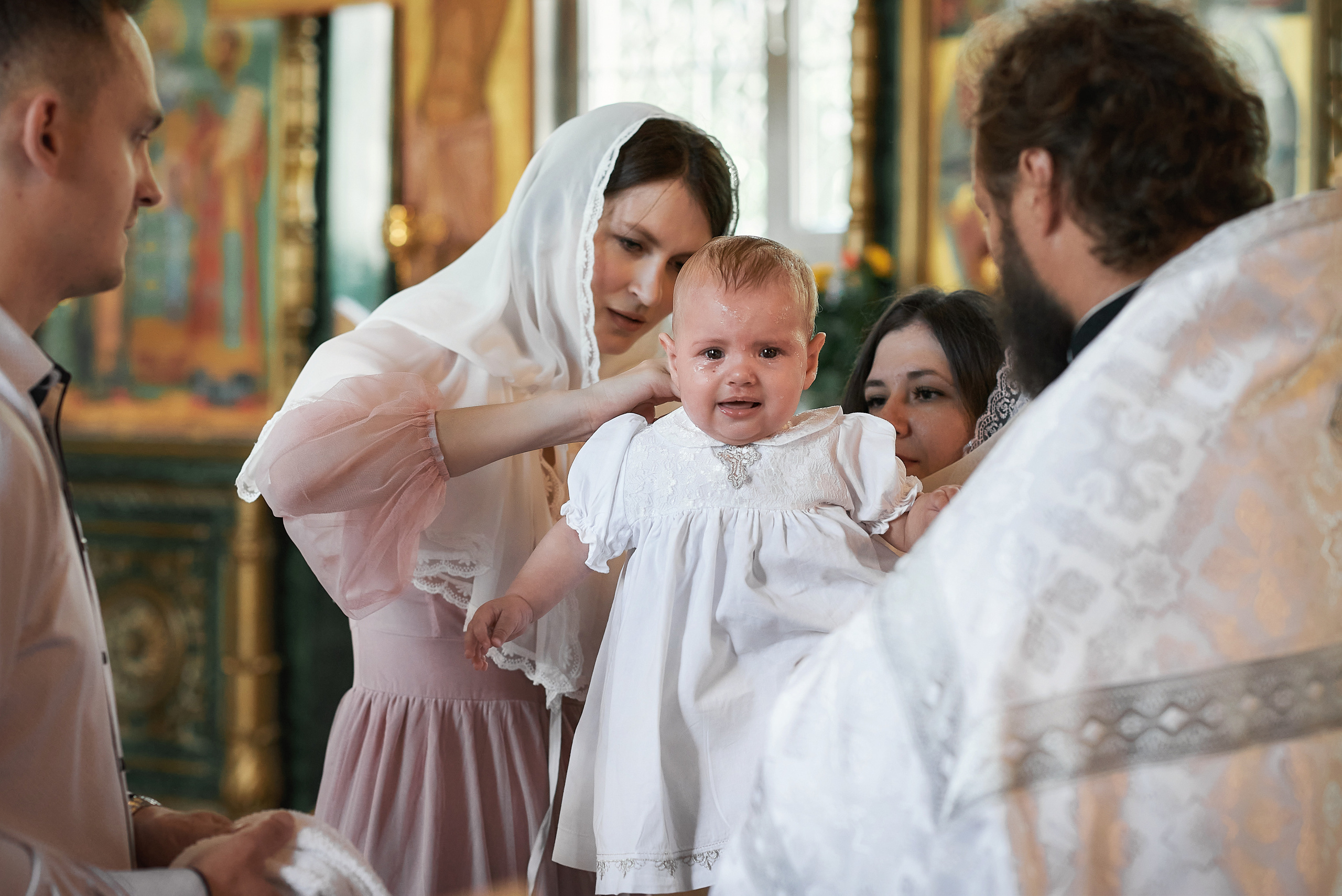 Крещение Алисы в храме преп. Серафима Саровского. Семейный фотограф в Ростове-на-Дону Татьяна Литвинова