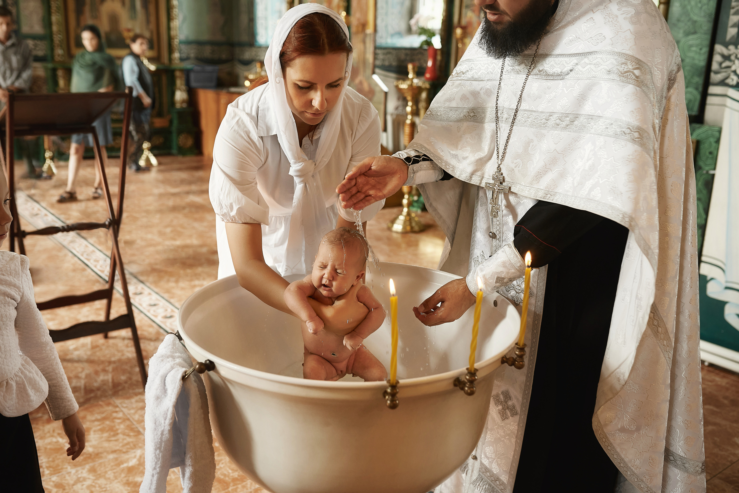 Крещение Екатерины в Храме преп. Серафима Саровского. Семейный фотограф в Ростове-на-Дону Татьяна Литвинова