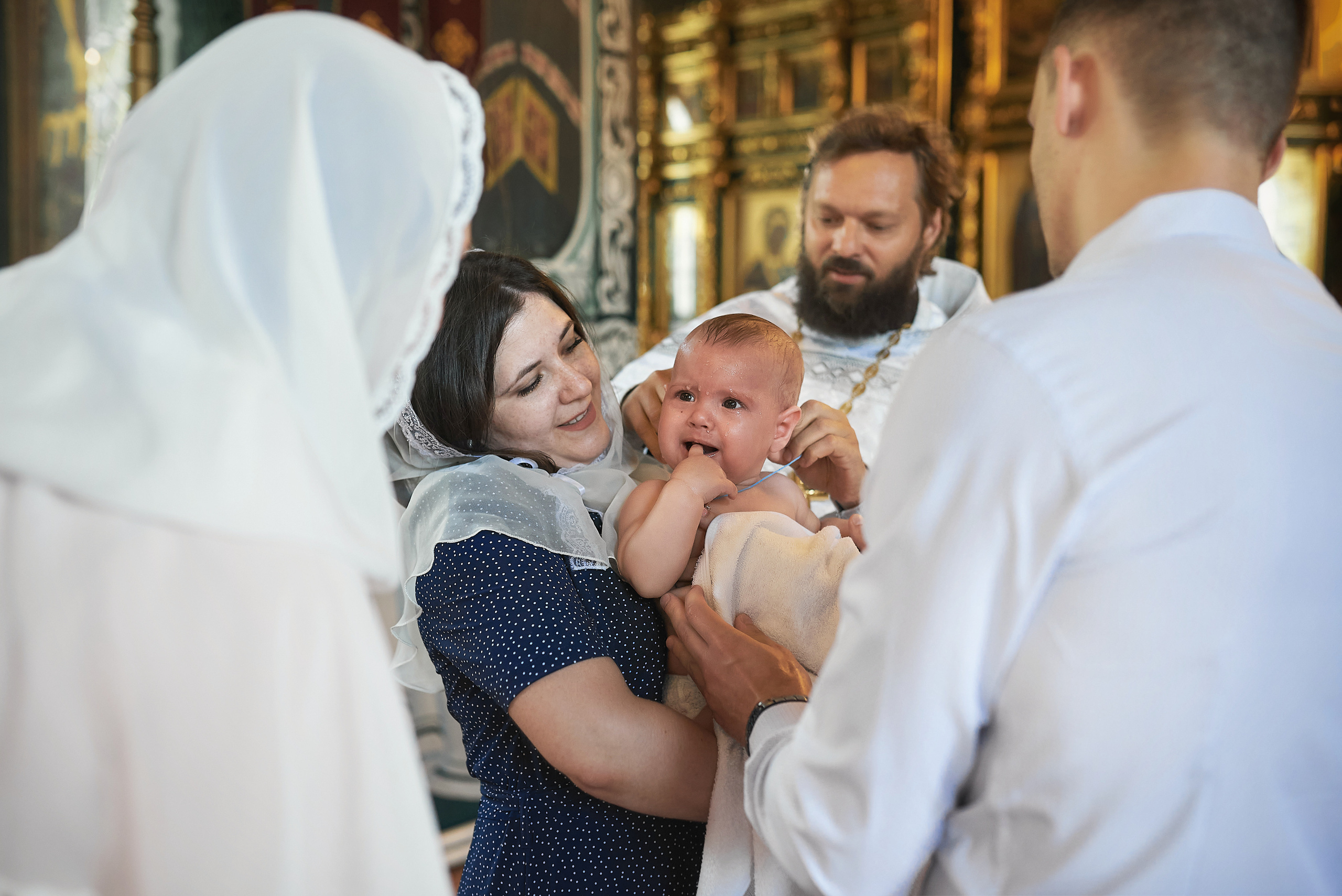 Крещение Алисы в храме преп. Серафима Саровского. Семейный фотограф в Ростове-на-Дону Татьяна Литвинова