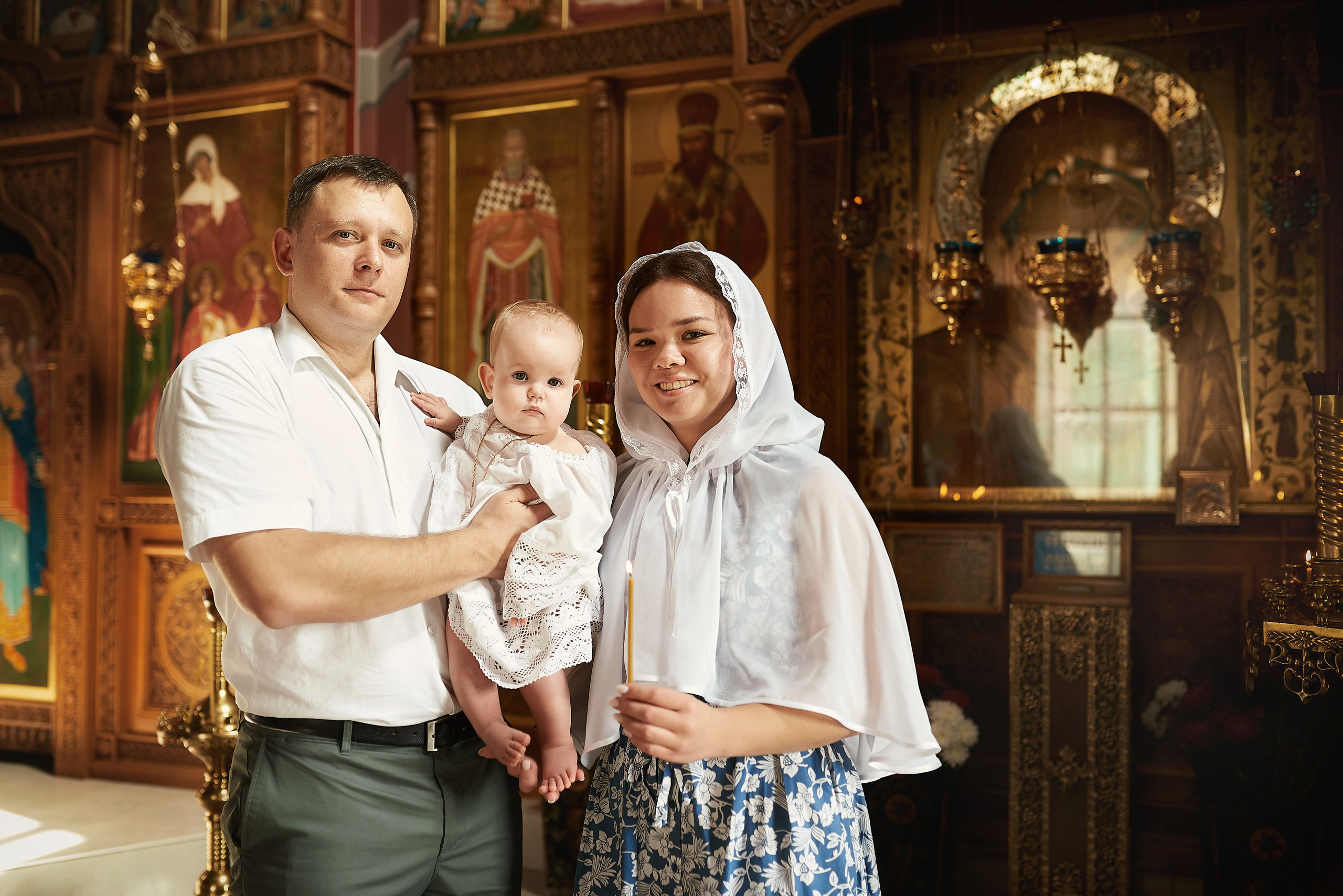 Крещение Софии в Храме иконы Казанской БМ. Семейный фотограф в Ростове-на-Дону Татьяна Литвинова