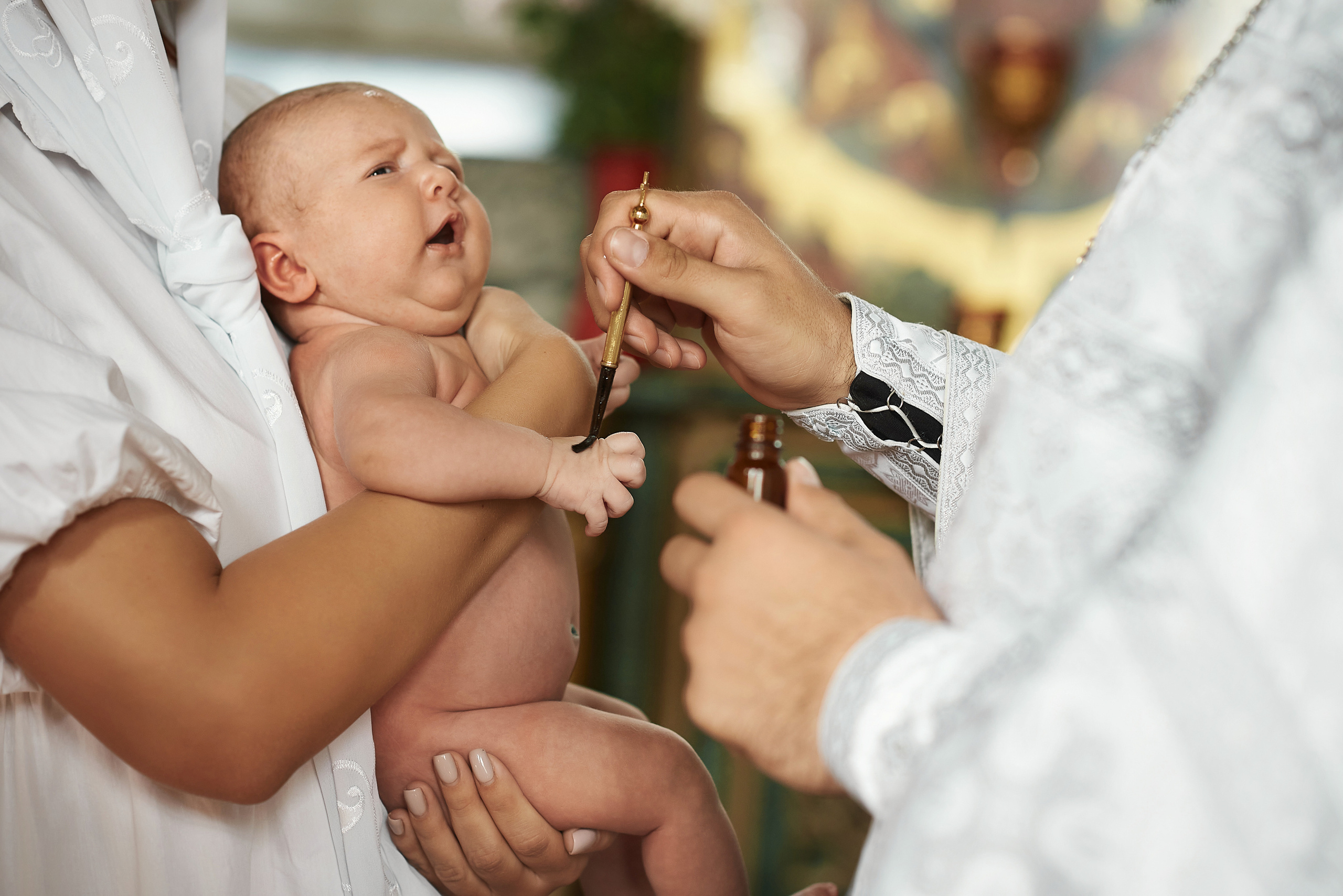 Крещение Екатерины в Храме преп. Серафима Саровского. Семейный фотограф в Ростове-на-Дону Татьяна Литвинова