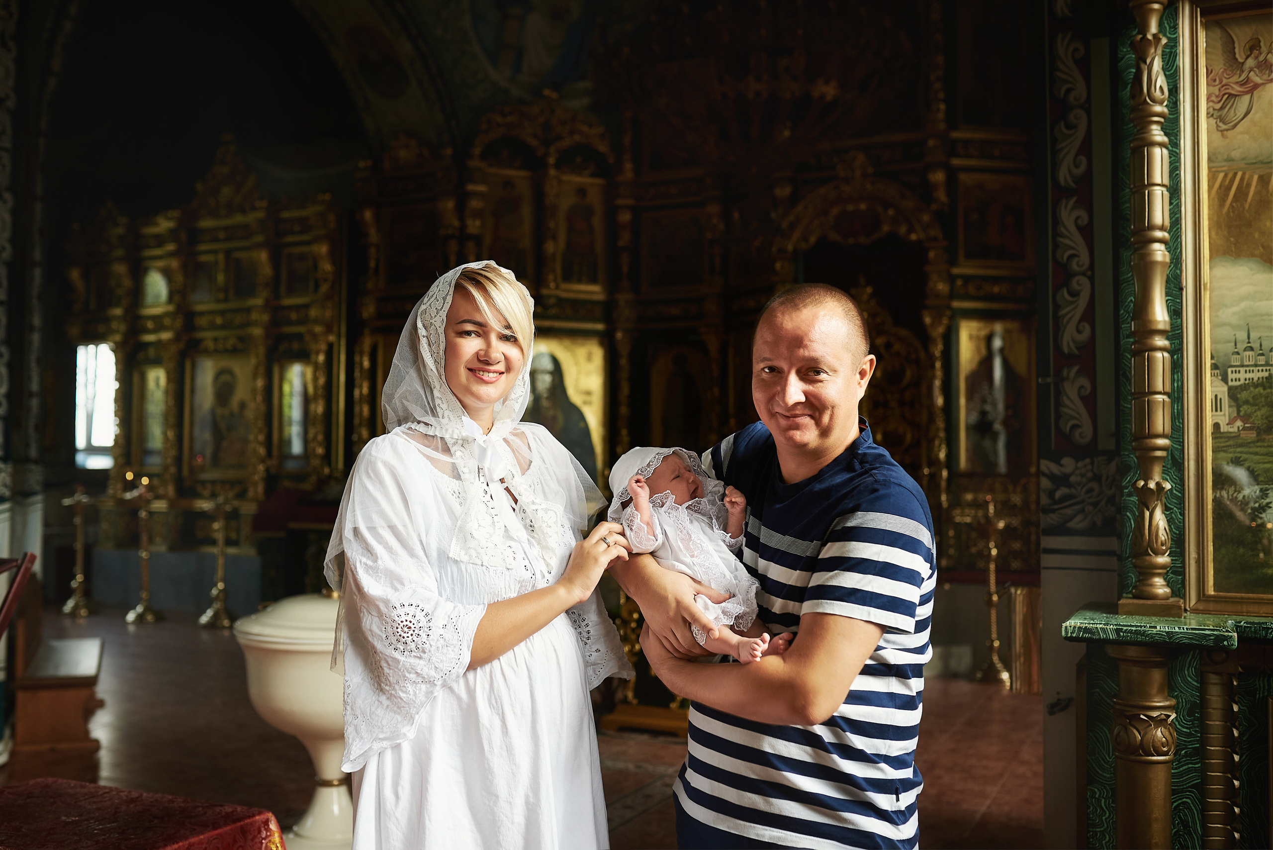 Крещение Екатерины в Храме преп. Серафима Саровского. Семейный фотограф в Ростове-на-Дону Татьяна Литвинова