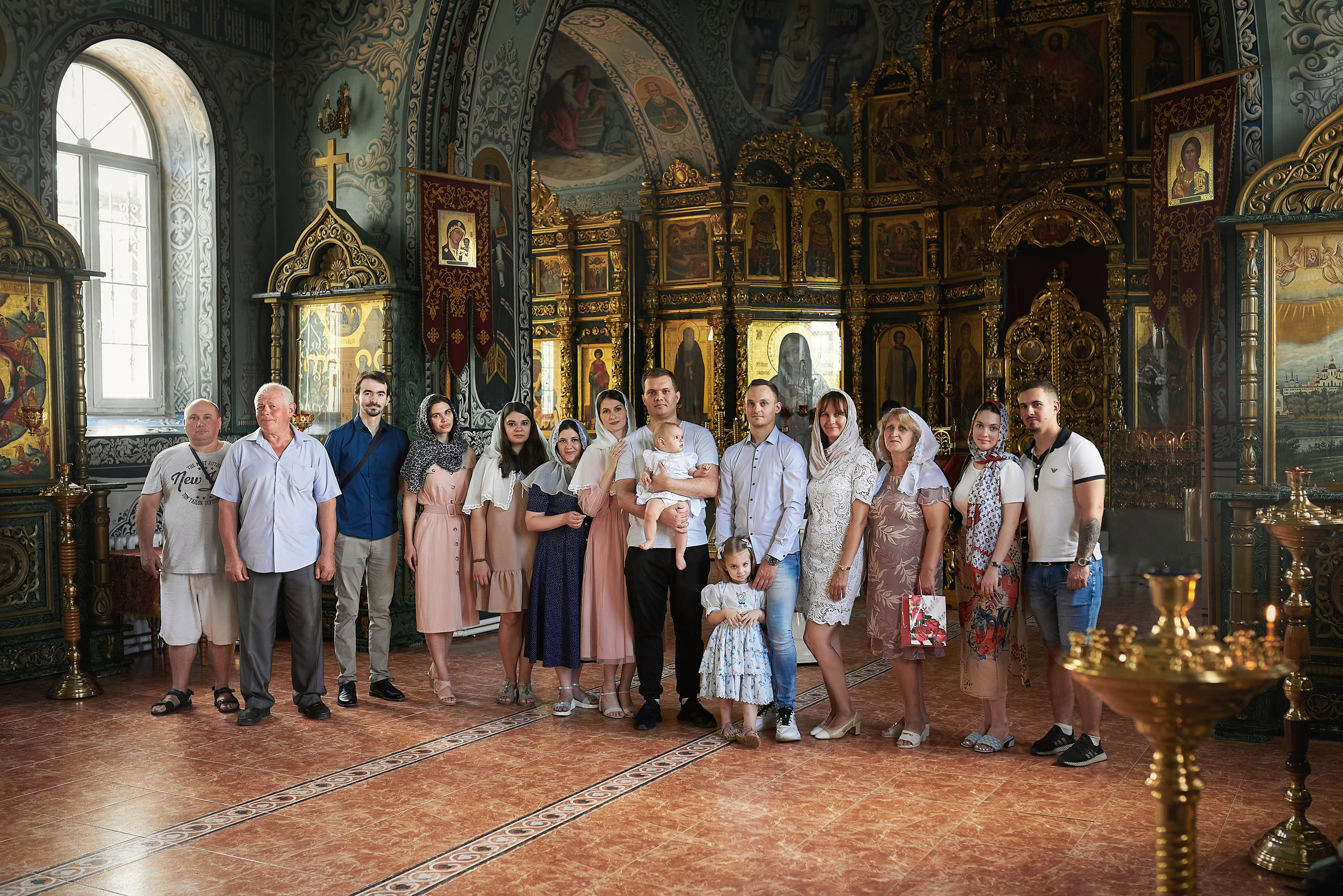 Крещение Алисы в храме преп. Серафима Саровского. Семейный фотограф в Ростове-на-Дону Татьяна Литвинова