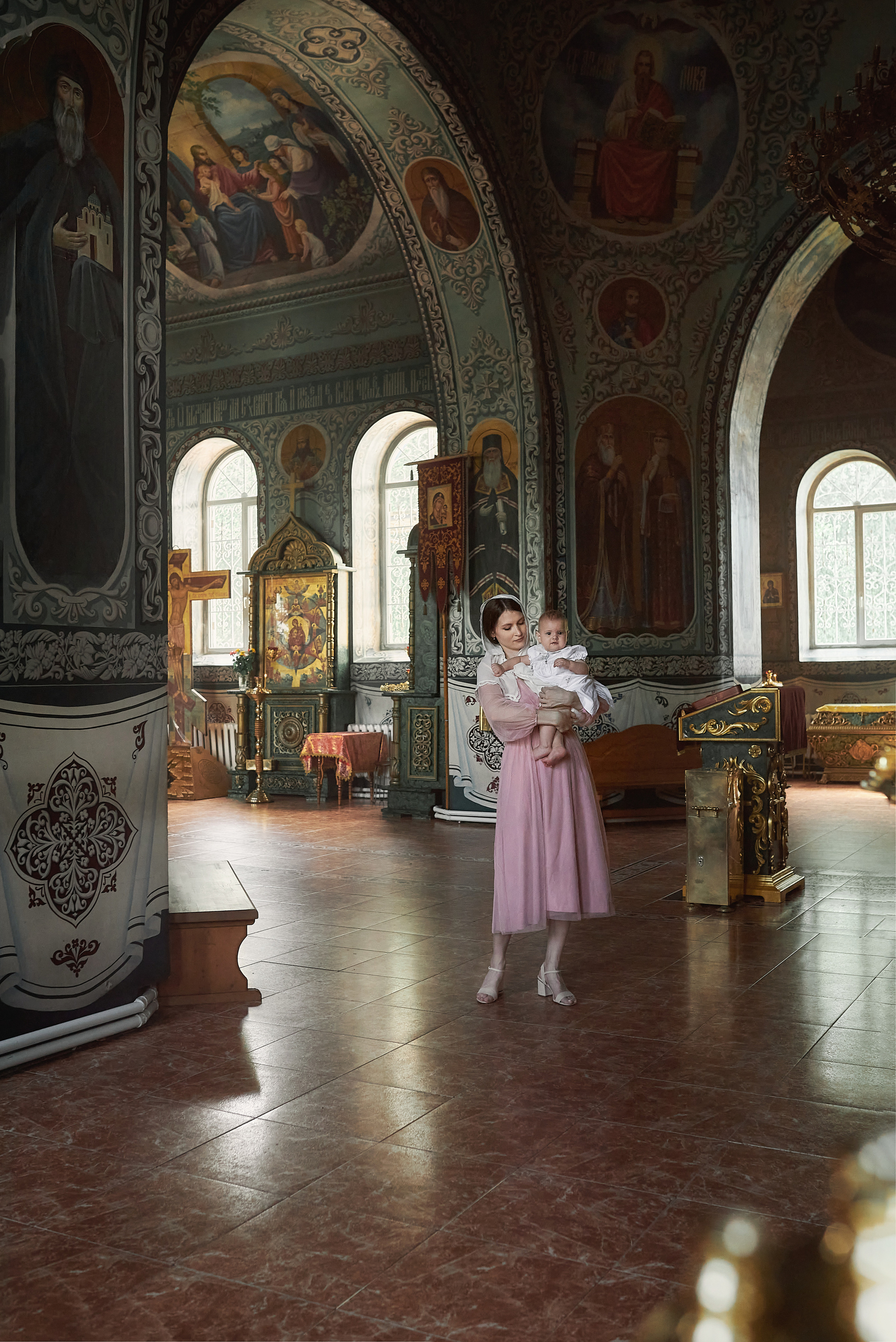 Крещение Алисы в храме преп. Серафима Саровского. Семейный фотограф в Ростове-на-Дону Татьяна Литвинова