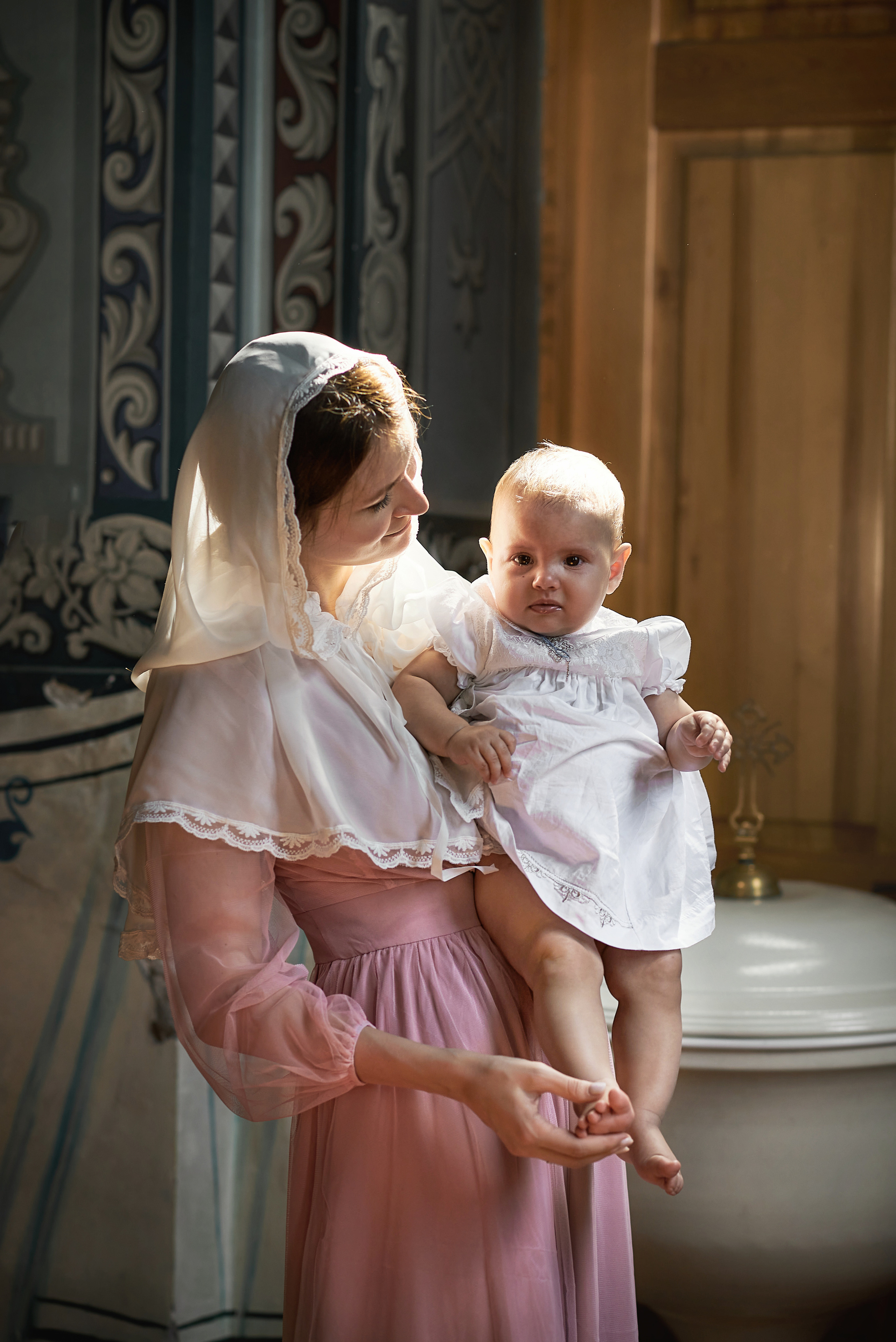 Крещение Алисы в храме преп. Серафима Саровского. Семейный фотограф в Ростове-на-Дону Татьяна Литвинова