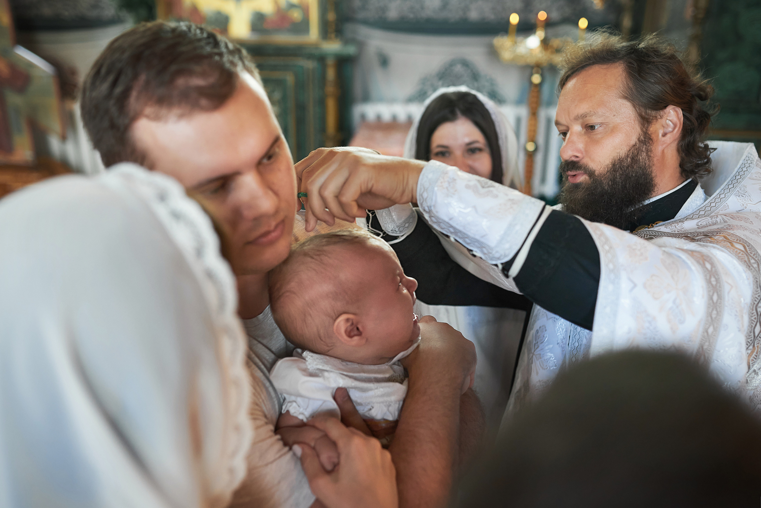 Крещение Алисы в храме преп. Серафима Саровского. Семейный фотограф в Ростове-на-Дону Татьяна Литвинова