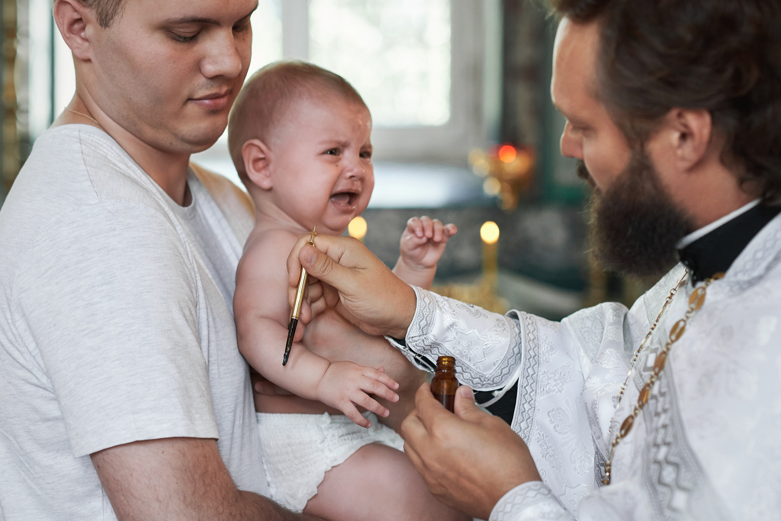 Крещение Алисы в храме преп. Серафима Саровского. Семейный фотограф в Ростове-на-Дону Татьяна Литвинова