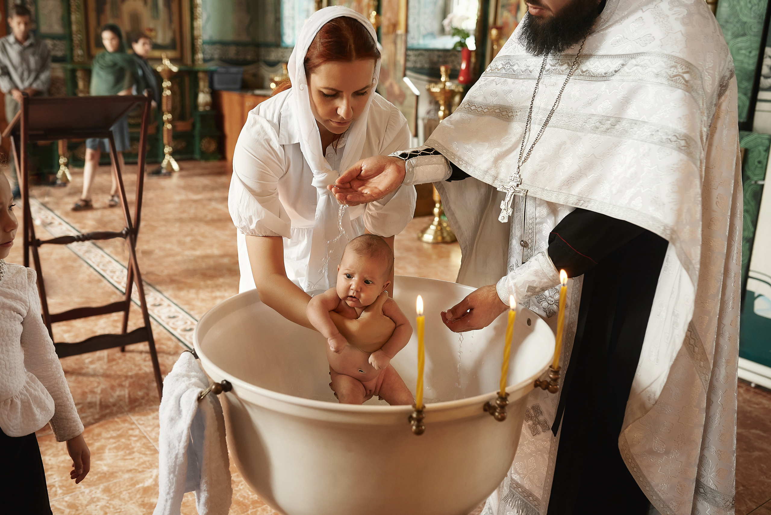 Крещение Екатерины в Храме преп. Серафима Саровского. Семейный фотограф в Ростове-на-Дону Татьяна Литвинова
