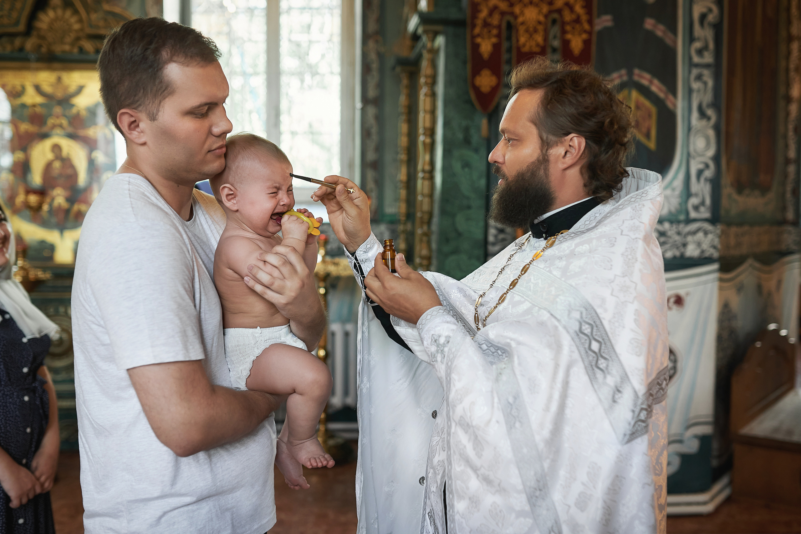 Крещение Алисы в храме преп. Серафима Саровского. Семейный фотограф в Ростове-на-Дону Татьяна Литвинова
