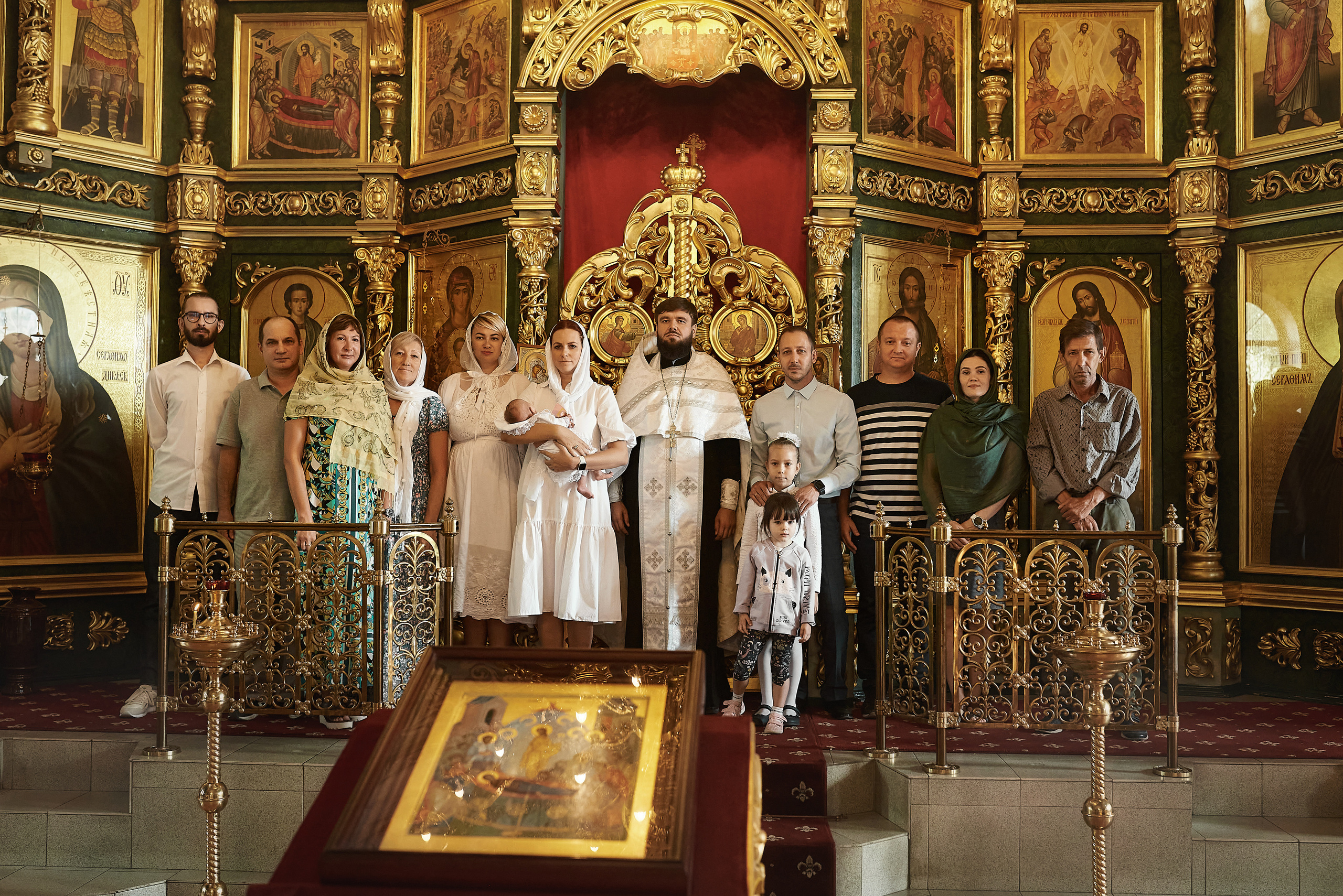 Крещение Екатерины в Храме преп. Серафима Саровского. Семейный фотограф в Ростове-на-Дону Татьяна Литвинова