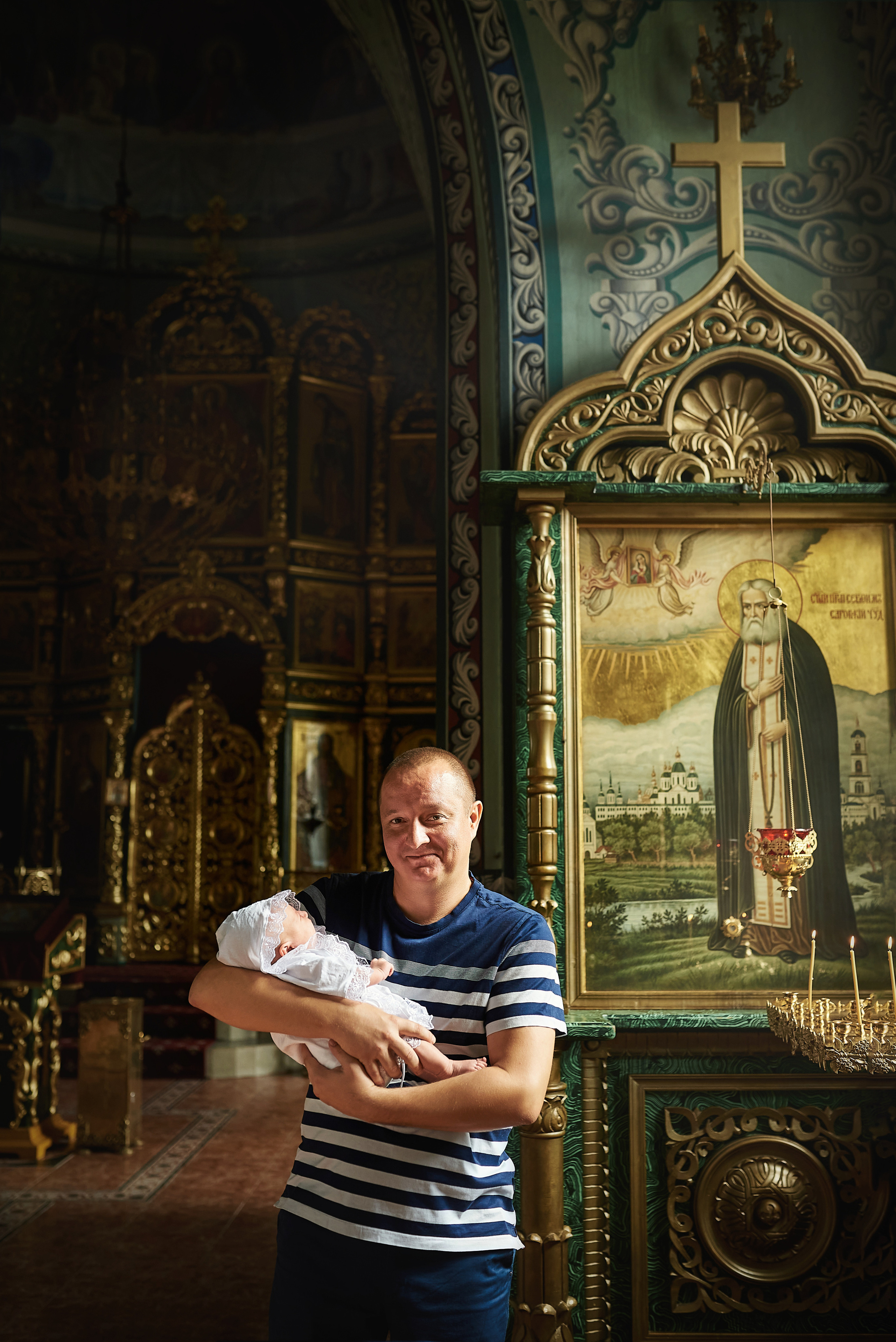 Крещение Екатерины в Храме преп. Серафима Саровского. Семейный фотограф в Ростове-на-Дону Татьяна Литвинова