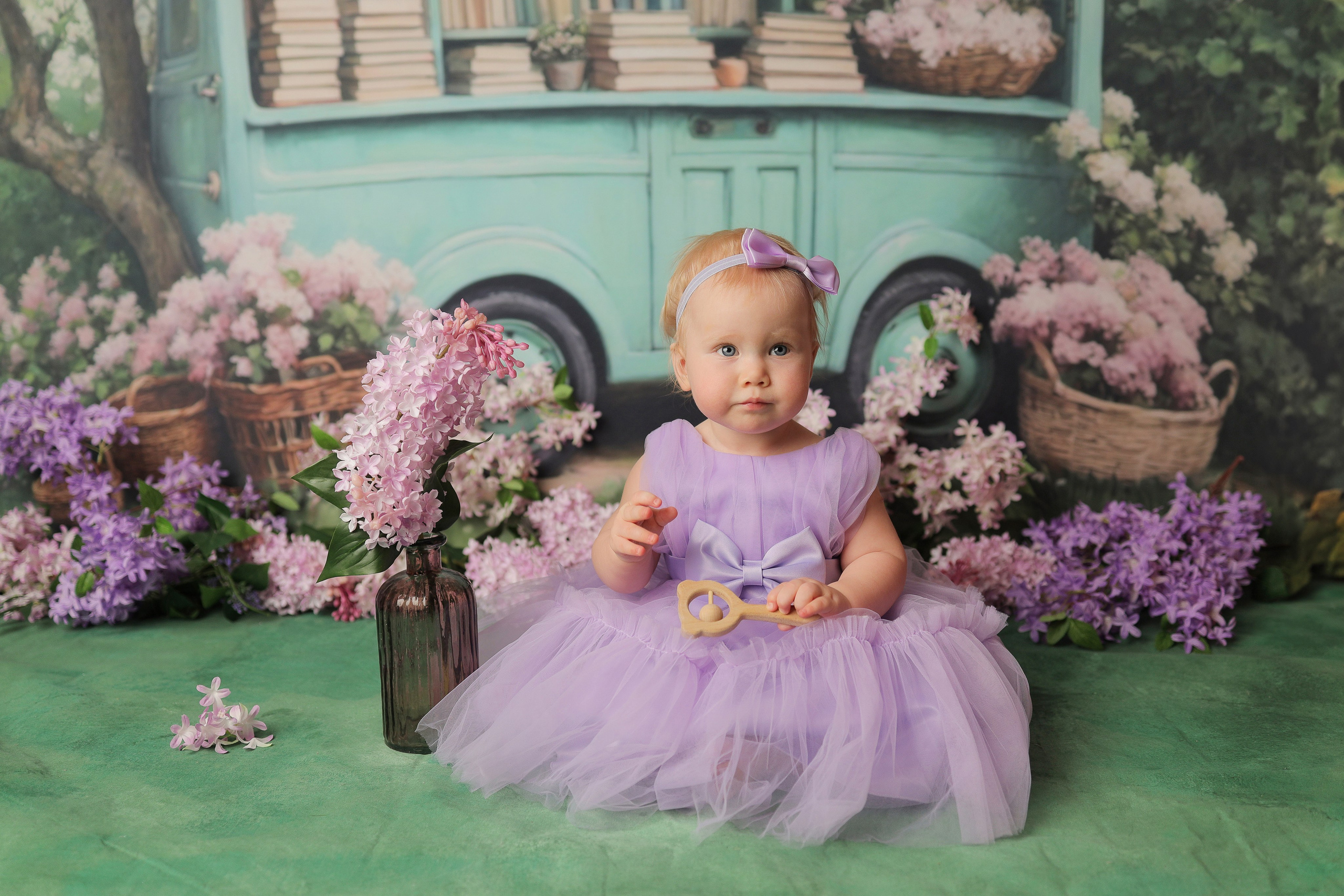 Полина, 1 годик. Фотограф новорожденных в Новокузнецке Анна Горошникова