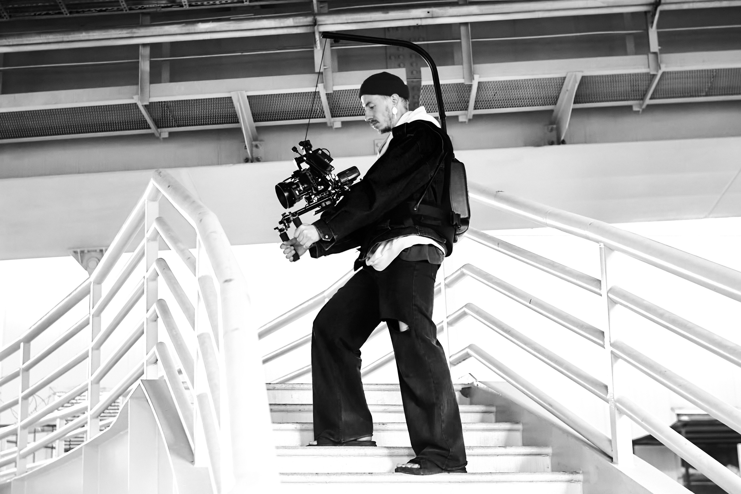 Backstage. Visual artist Konstantin KoT