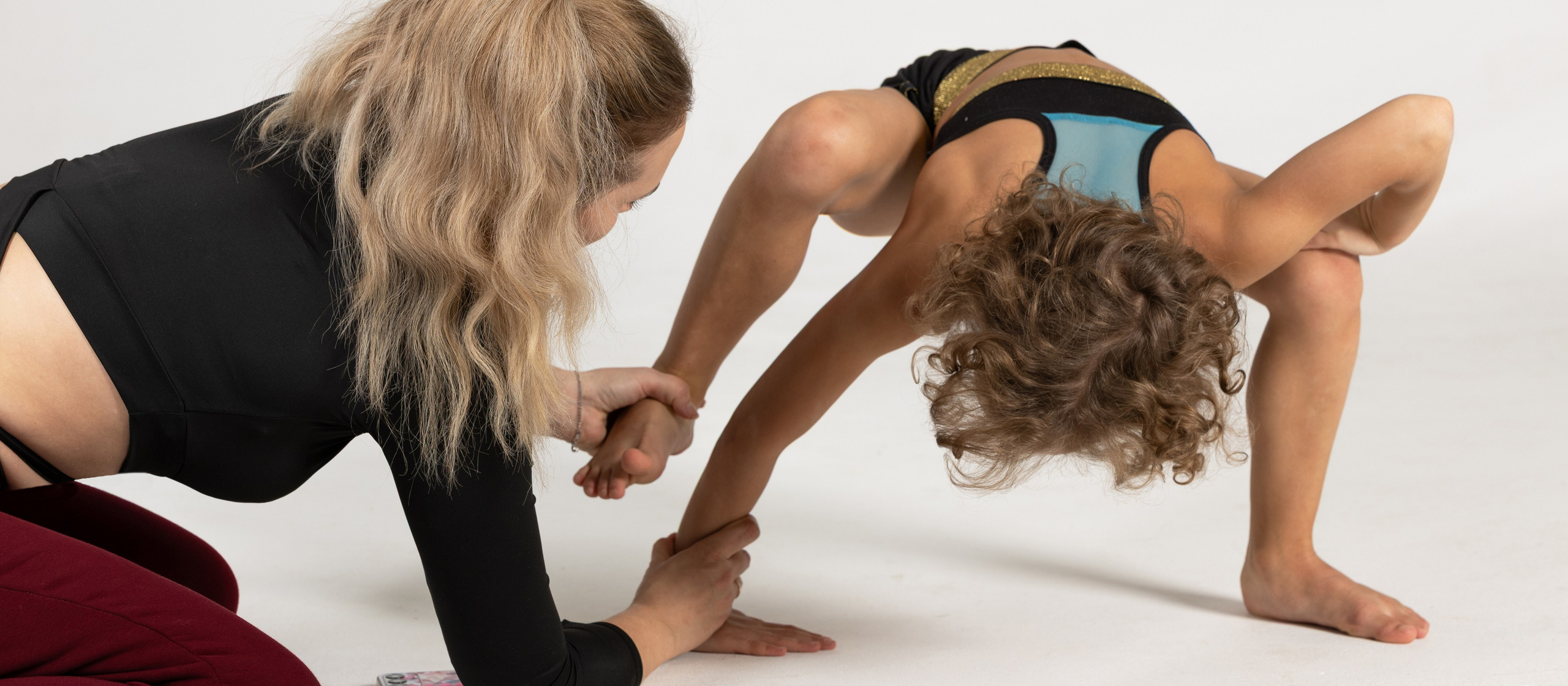 Фотосессия гимнастики в фотостудии в Москве