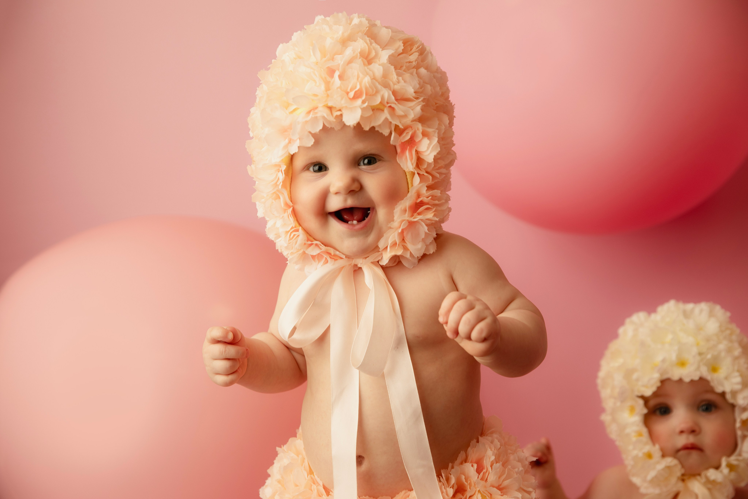 Съемка годовасиков в цветочных костюмах. Фотограф новорожденных, детский фотограф  Москва.Семейная съемка Москва. Семенова Анна