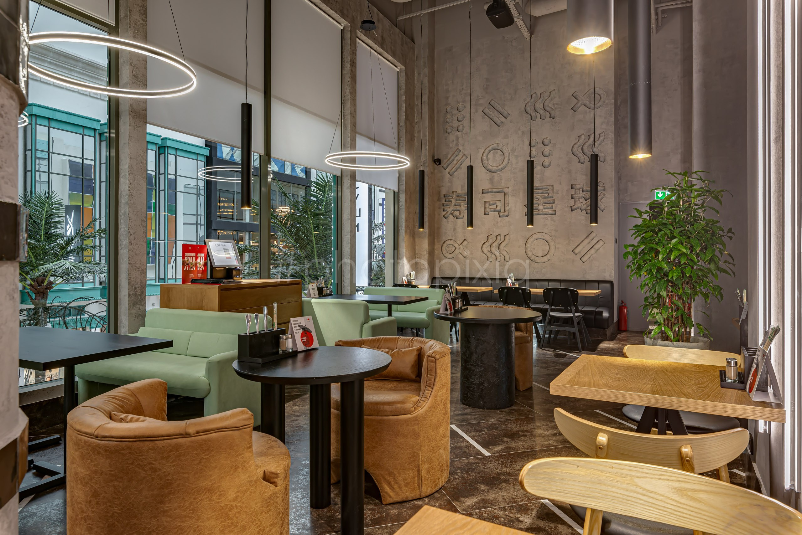 Фотосъёмка ресторанов IL Патио и Планета Суши. Интерьерная съёмка и виртуальные туры — Интерьерный фотограф Кузнецов Сергей (photopixiq)