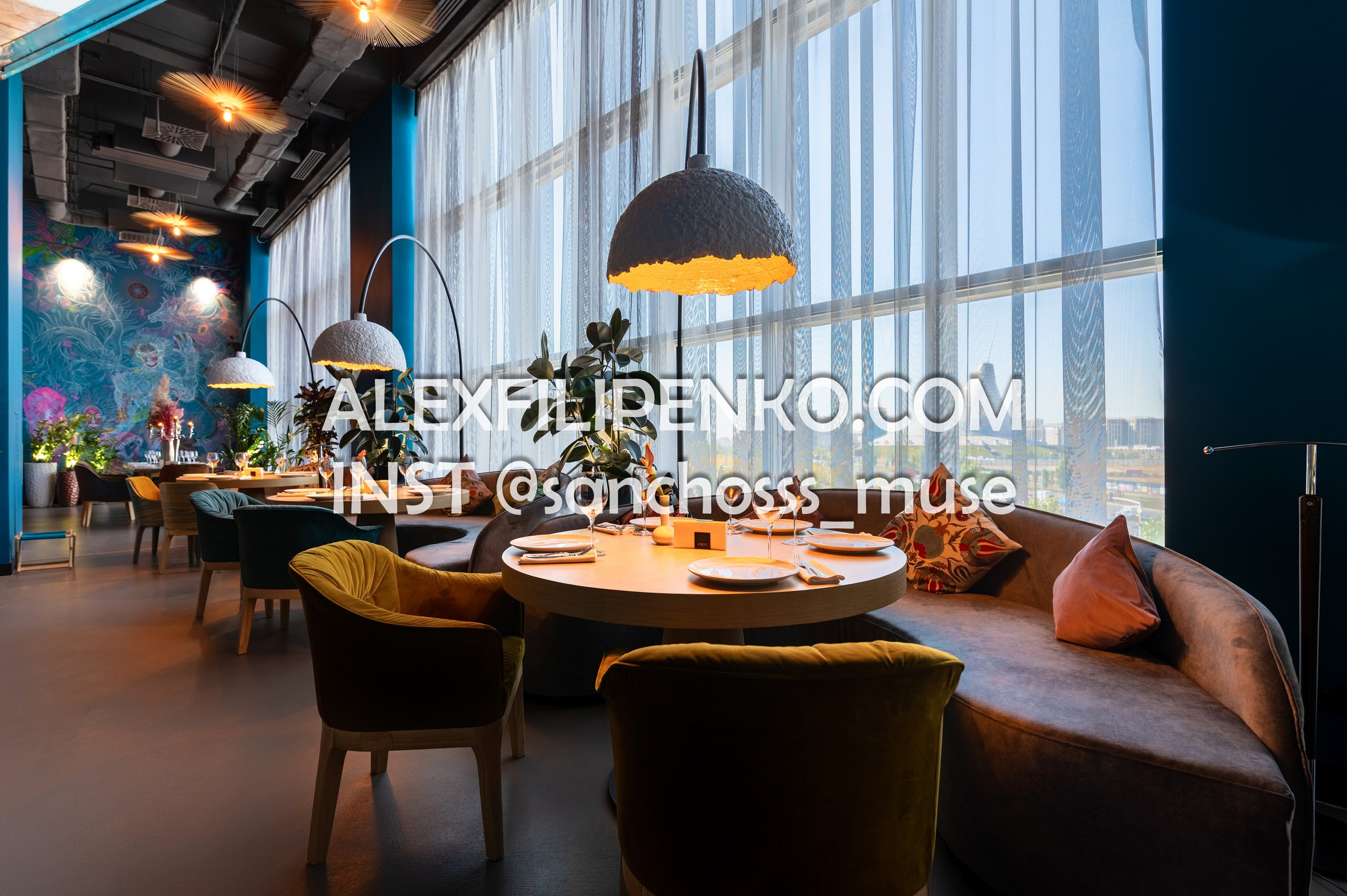 Ресторан Once. Фотограф интерьера недвижимости и архитектуры в Астане