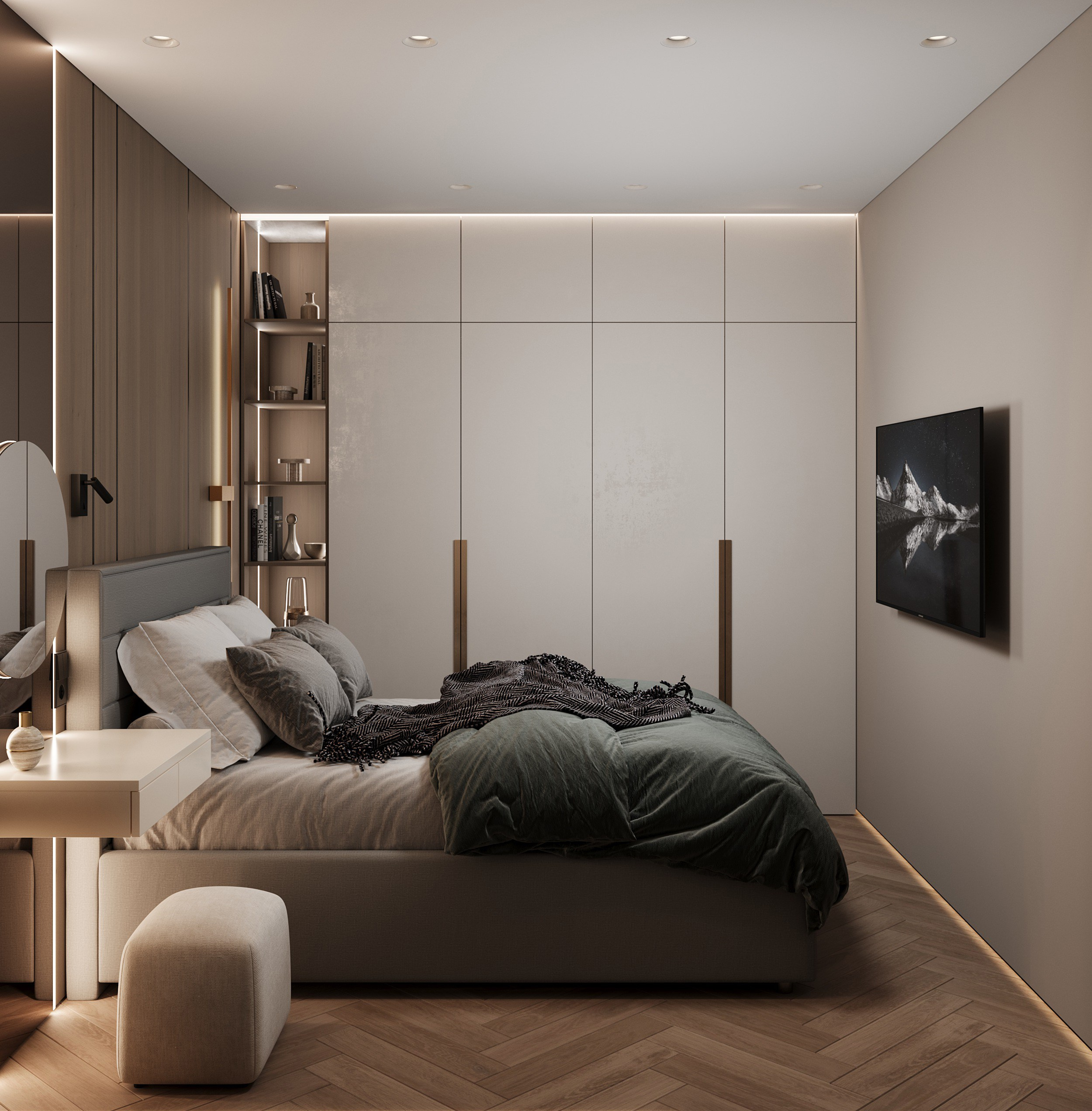 Квартира 55 м² г. Иркутск. ПРОЕКТИРОВАНИЕ ИНТЕРЬЕРОВ И АРХИТЕКТУРНЫХ РЕШЕНИЙ В СТУДИИ SHELOFAST DESIGN