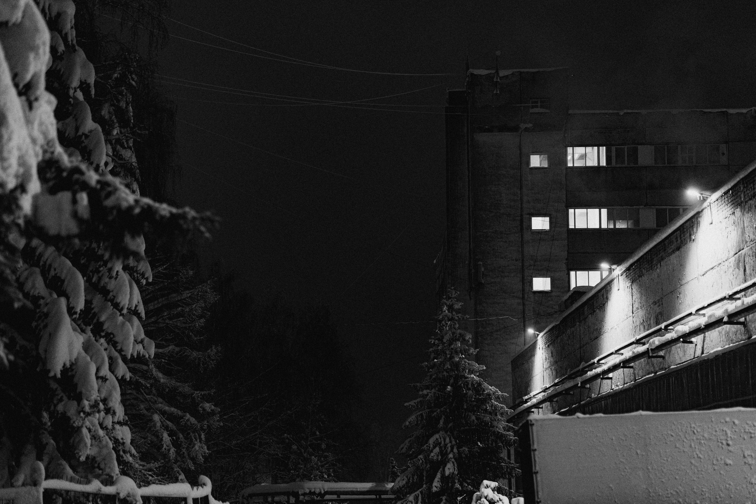 Город зимой. Фотограф Эльмира Лин