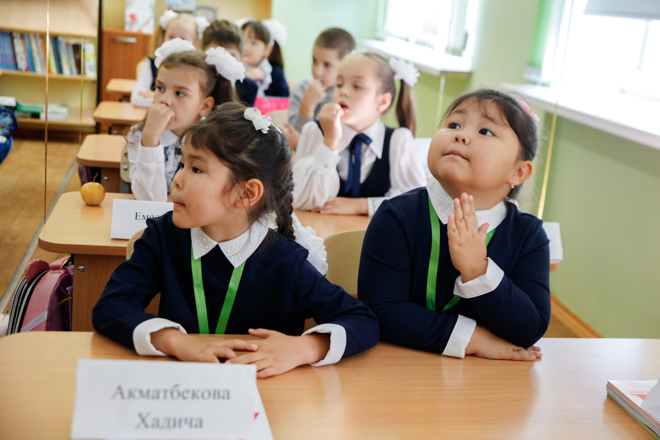 Репортажная съемка первого сентября для первоклассников. Семейный и школьный фотограф в Москве Анна Ткач