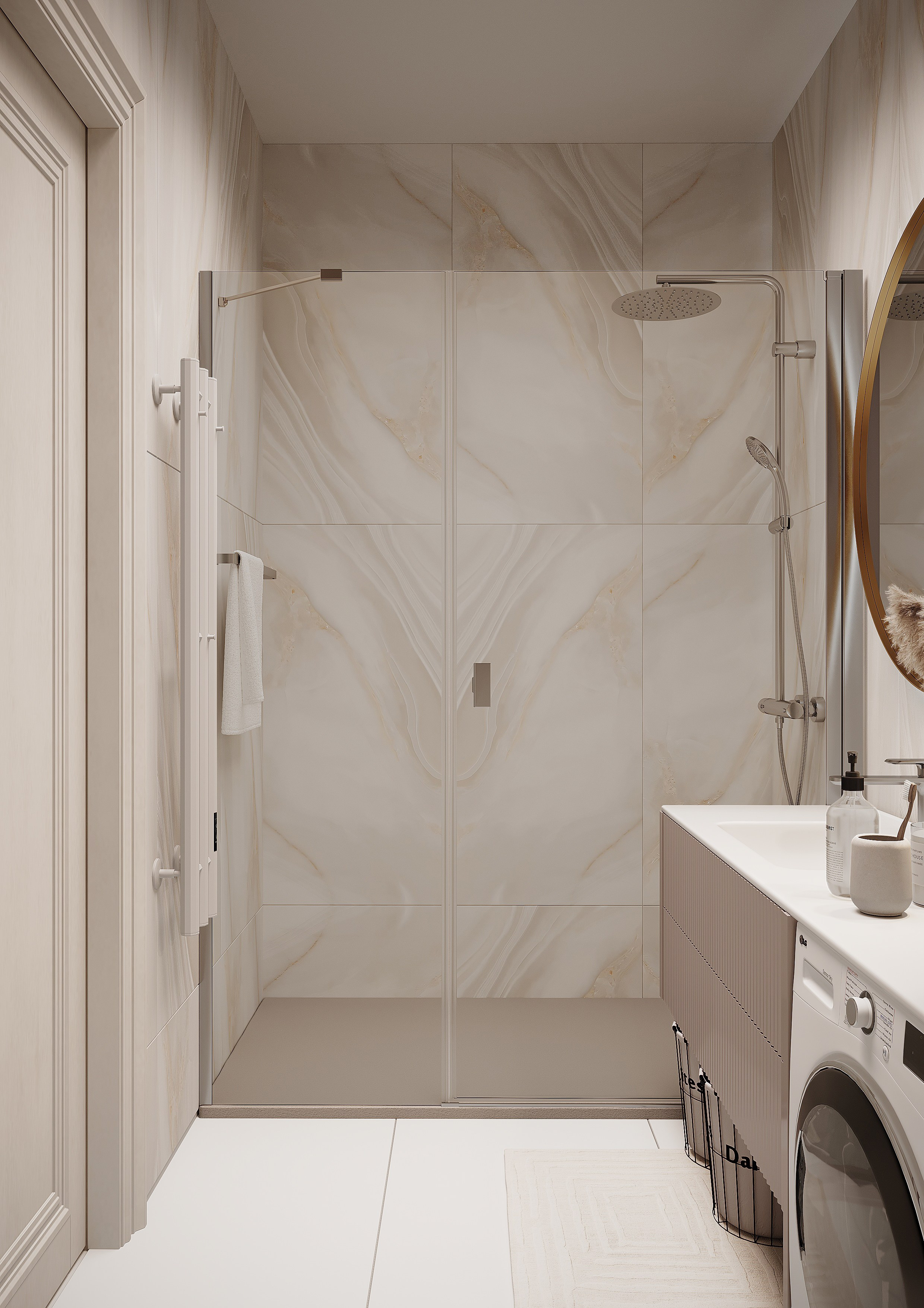 Просторная нежная квартира для милых девушек. Батракова Наталья дизайнер интерьеров Санкт-Петербург Москва Архангель