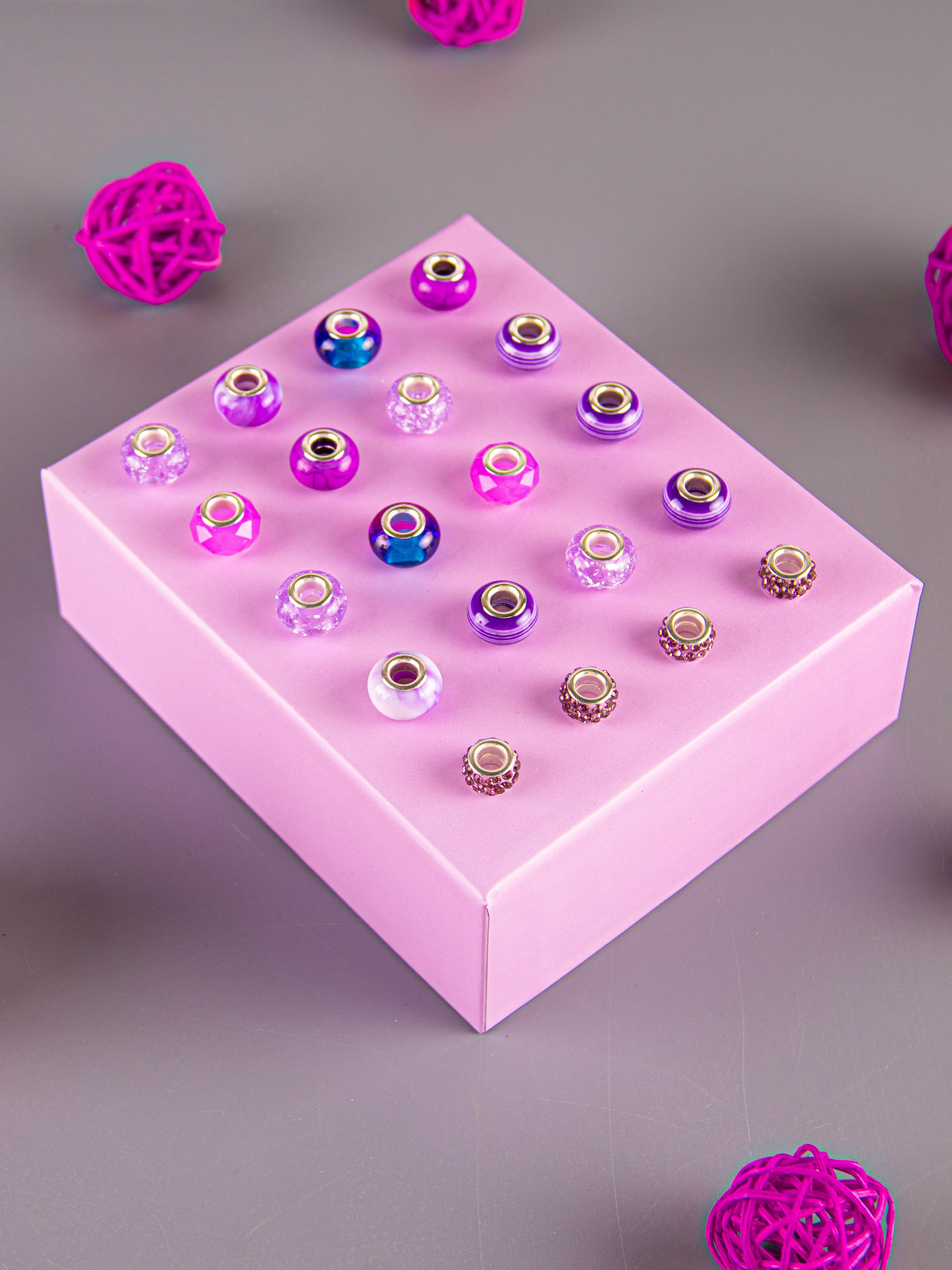 Набор по созданию браслетов (фиолетовый). «Матрица»