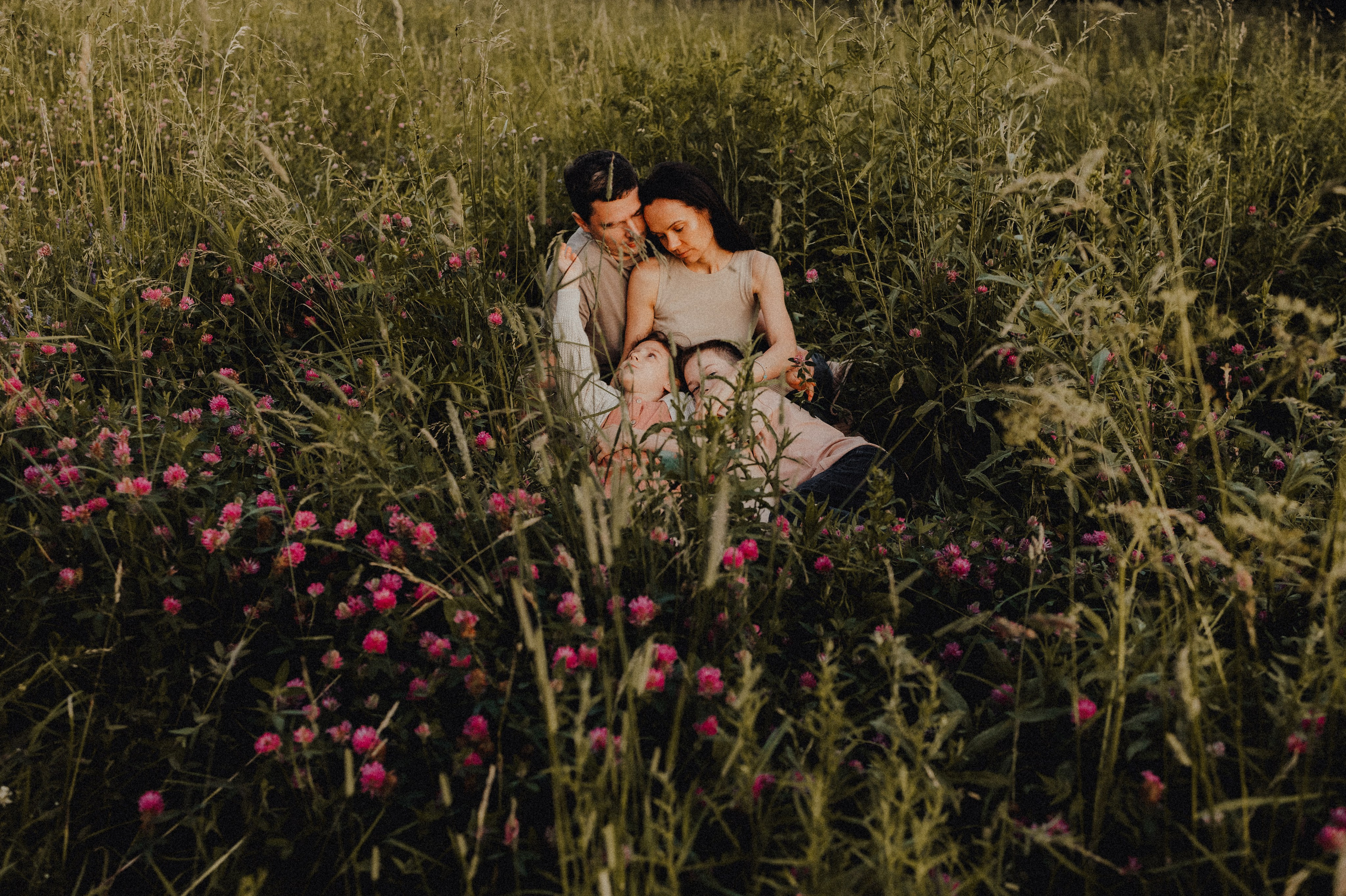 Илья, Катя, Ваня и Соня. Семейный фотограф Москва