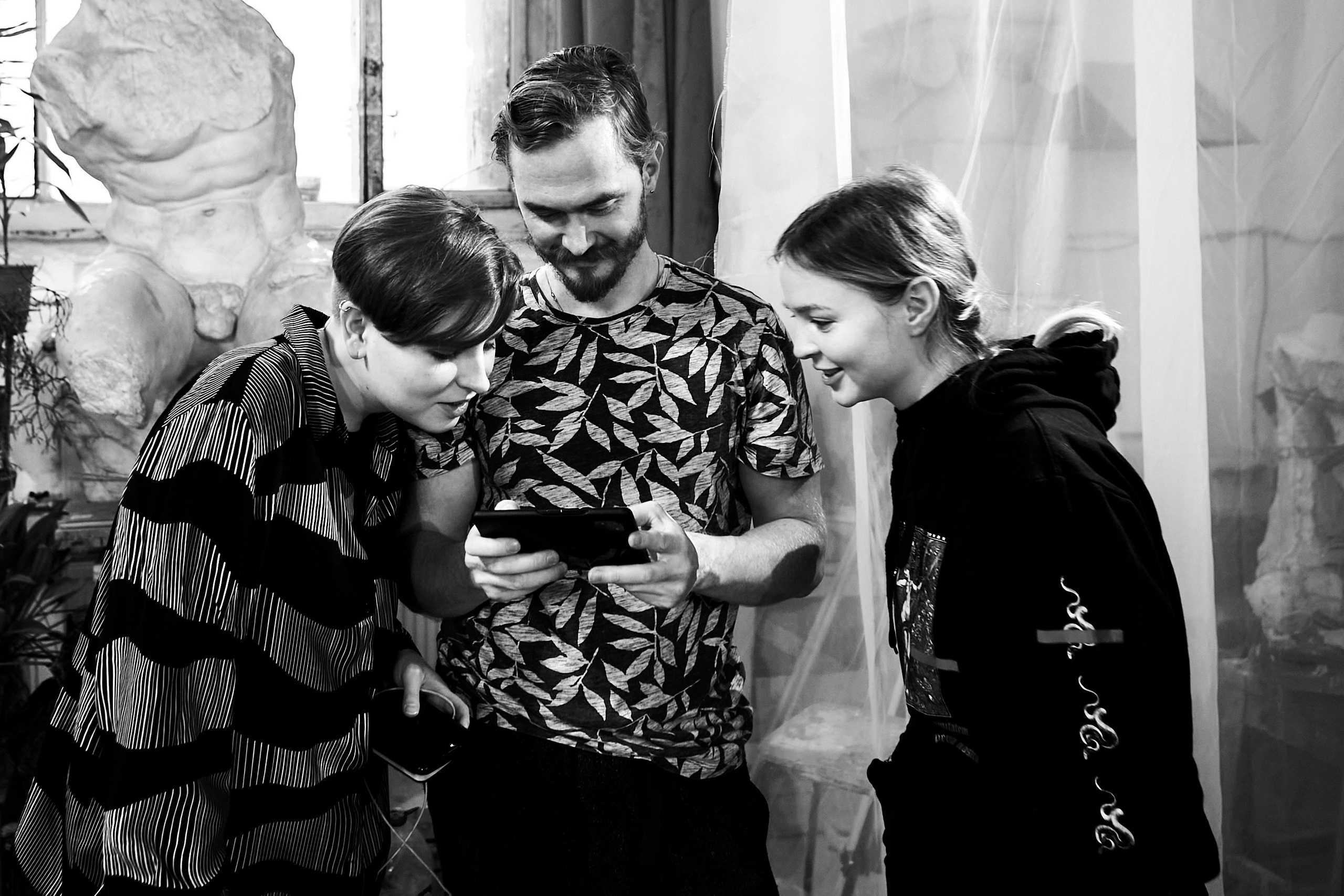 Backstage. Visual artist Konstantin KoT
