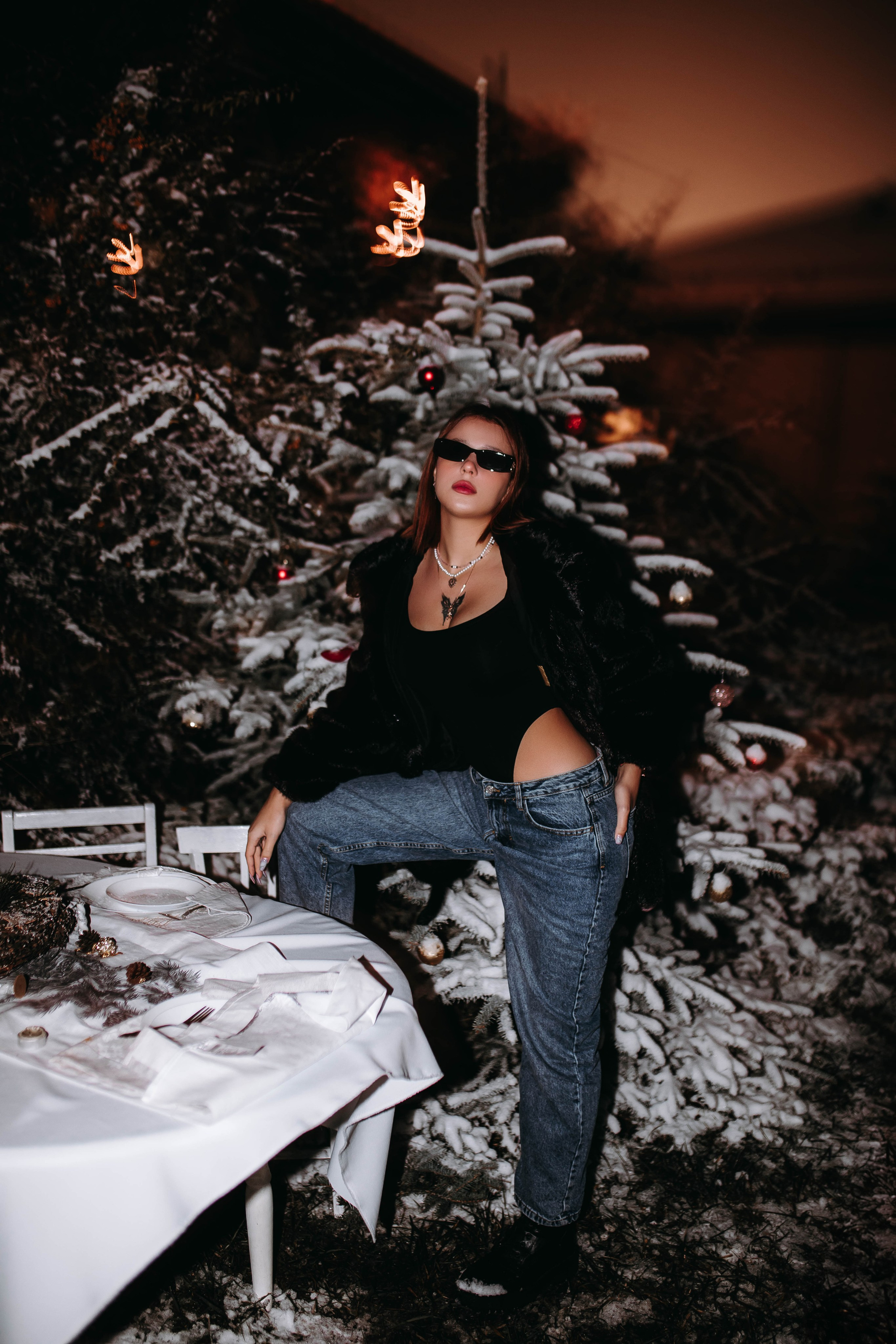 Новый год — девушки в шубах. Фотограф в Ставрополе Алина Клочкова