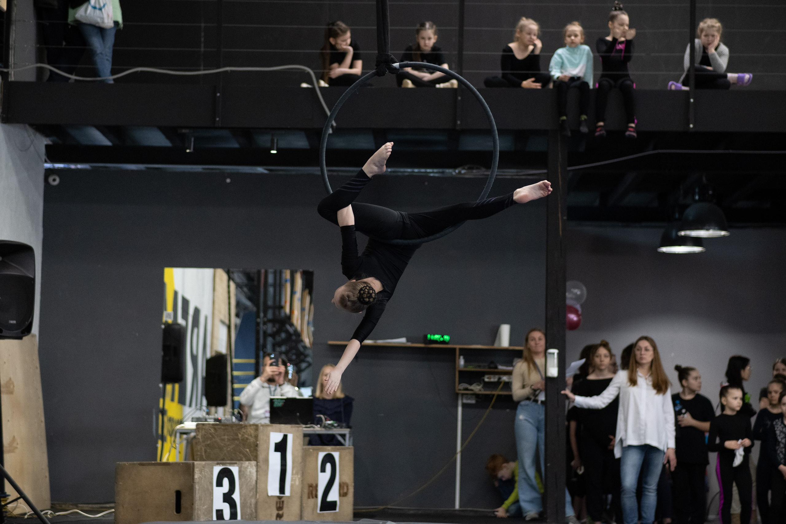 Внутриклубные соревнования по воздушной гимнастике 02.04.23