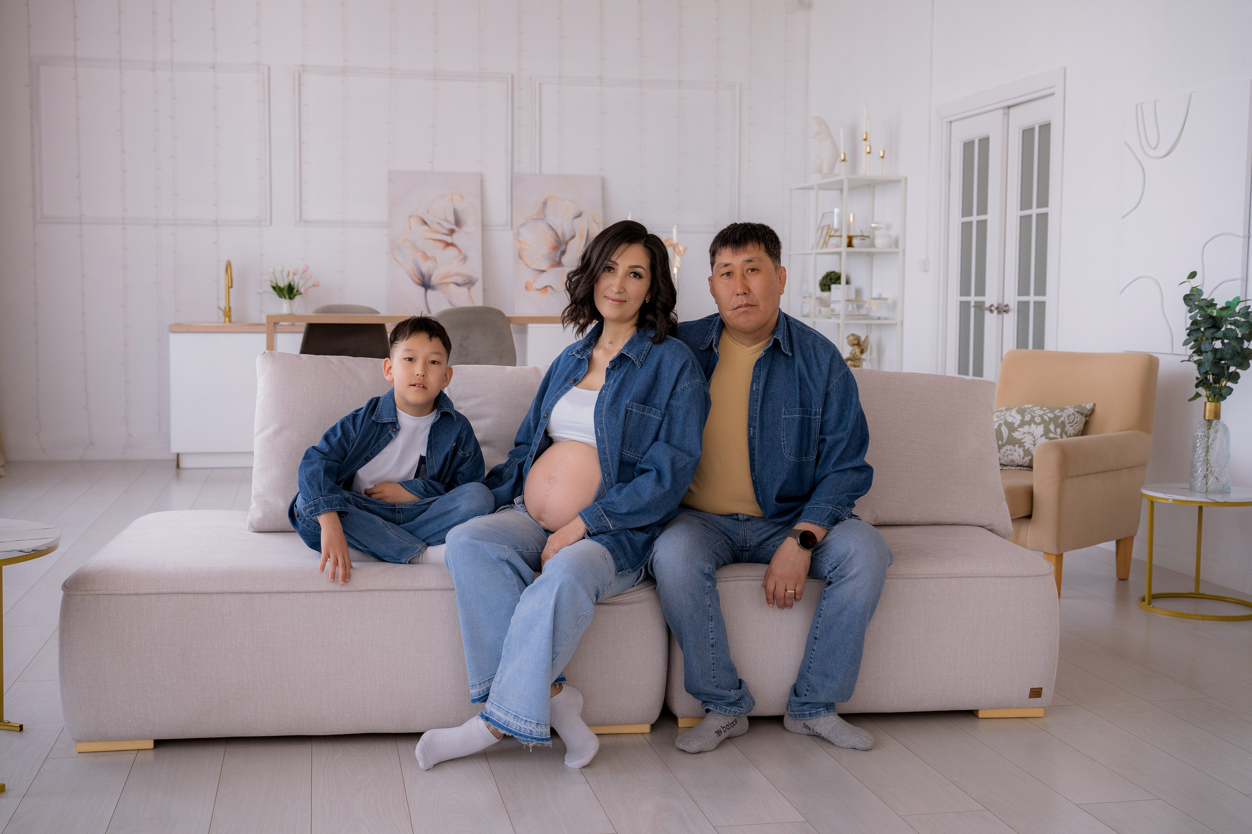 Комплекты Family look. Фотостудия Малина в городе Улан-Удэ. Фотограф Ирина Жарникова