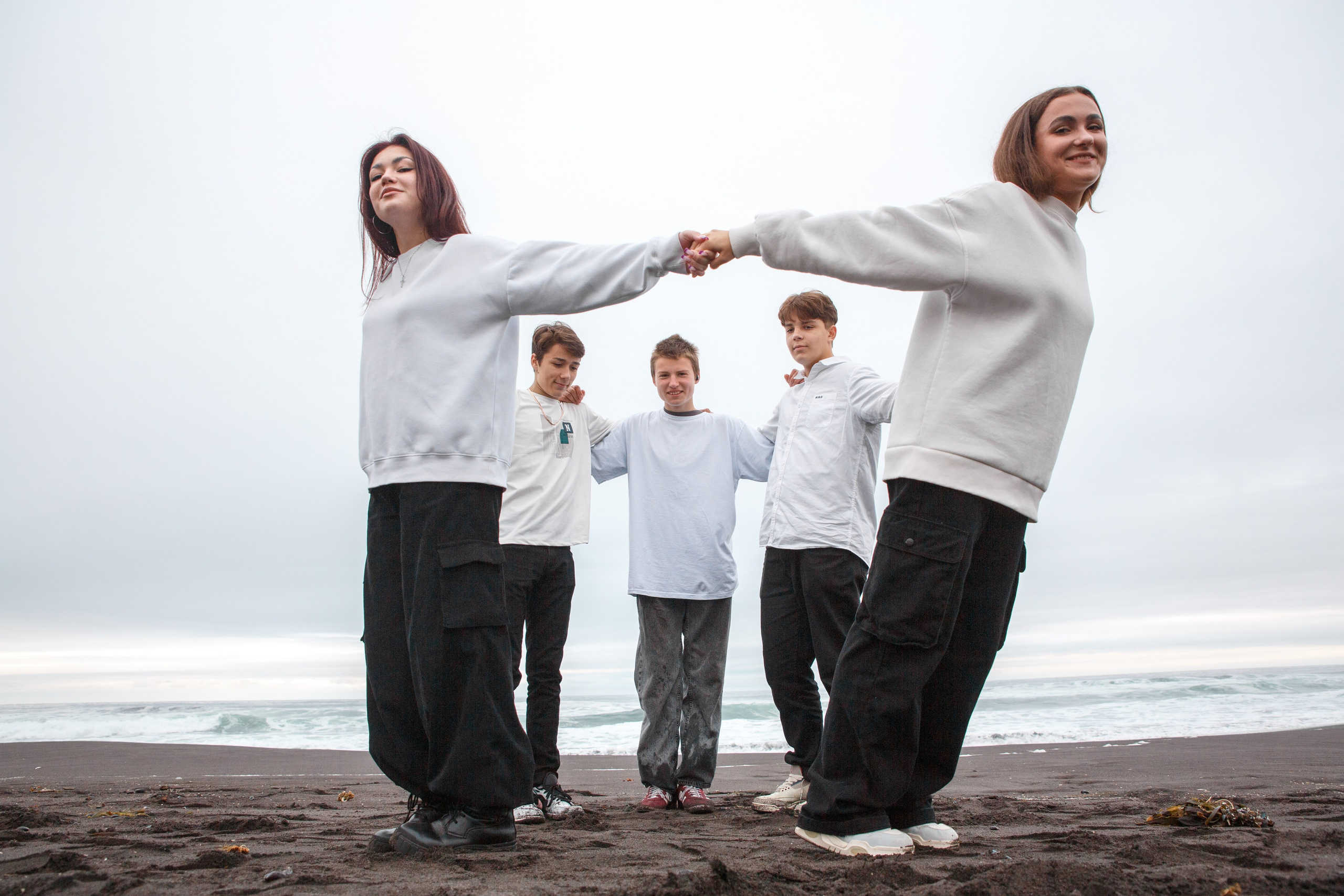 Школьная фотосессия на океане