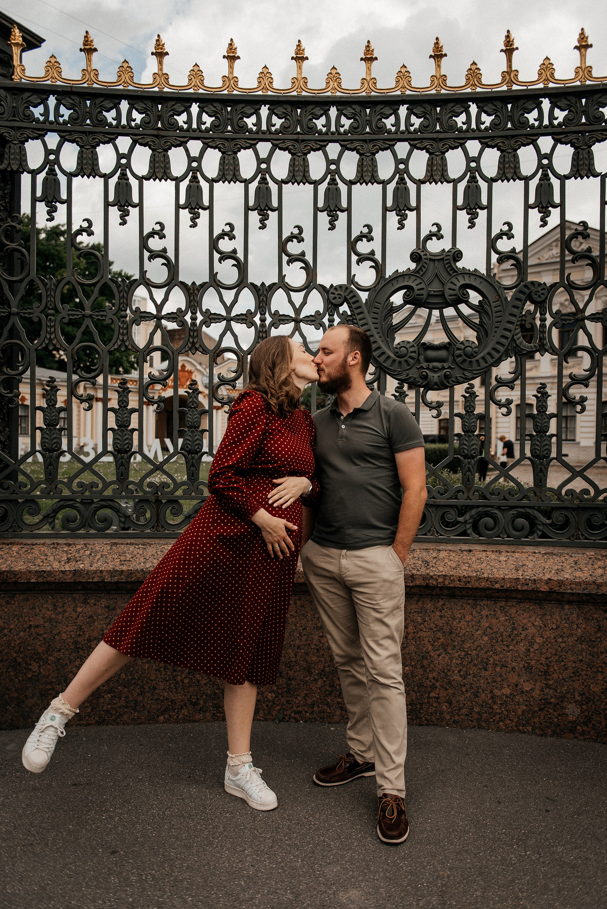 фотосессия беременности на улице