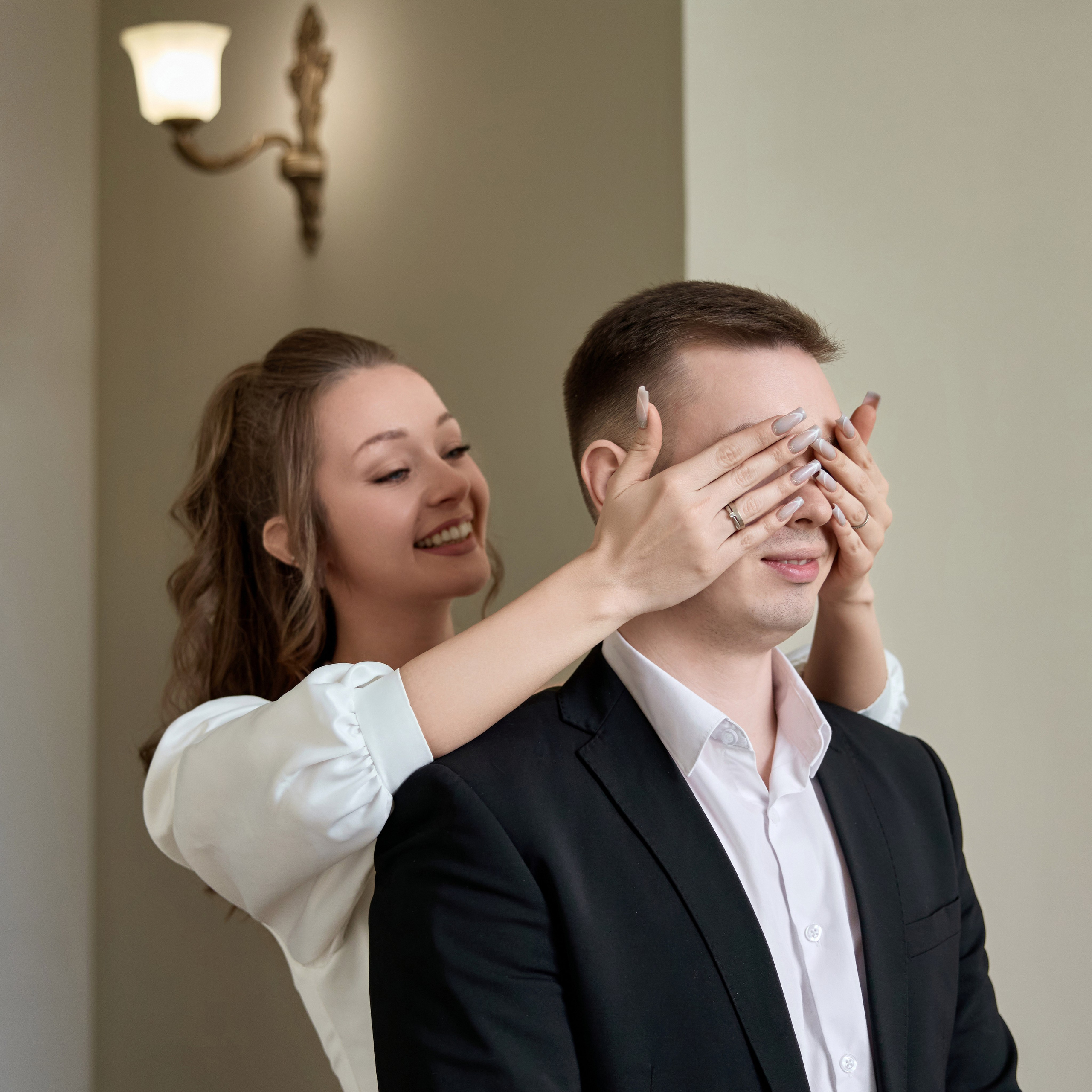 Свадебная фотосессия в гостинице и в студии