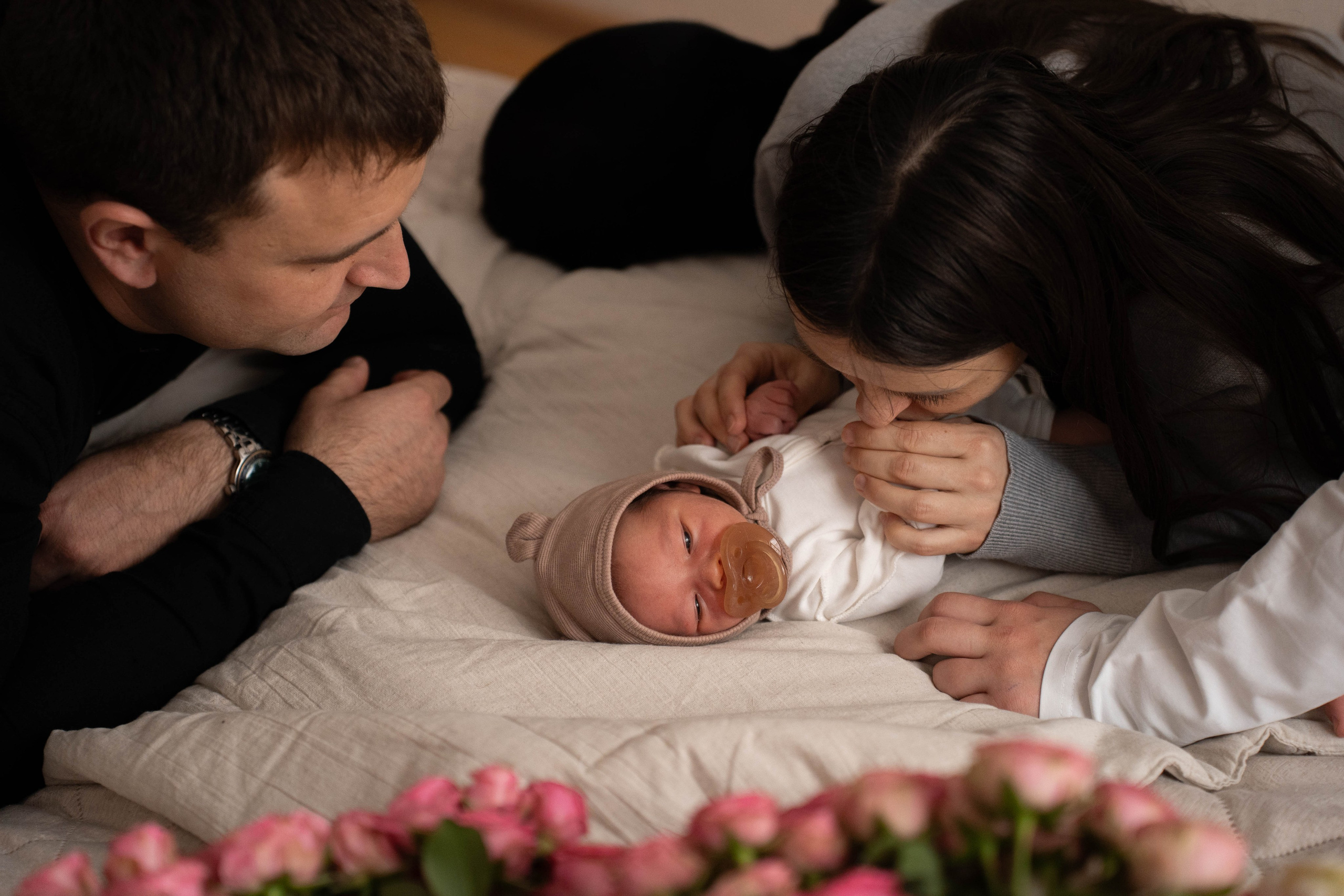 Выписка из роддома. Фотограф Дана Ахмедова