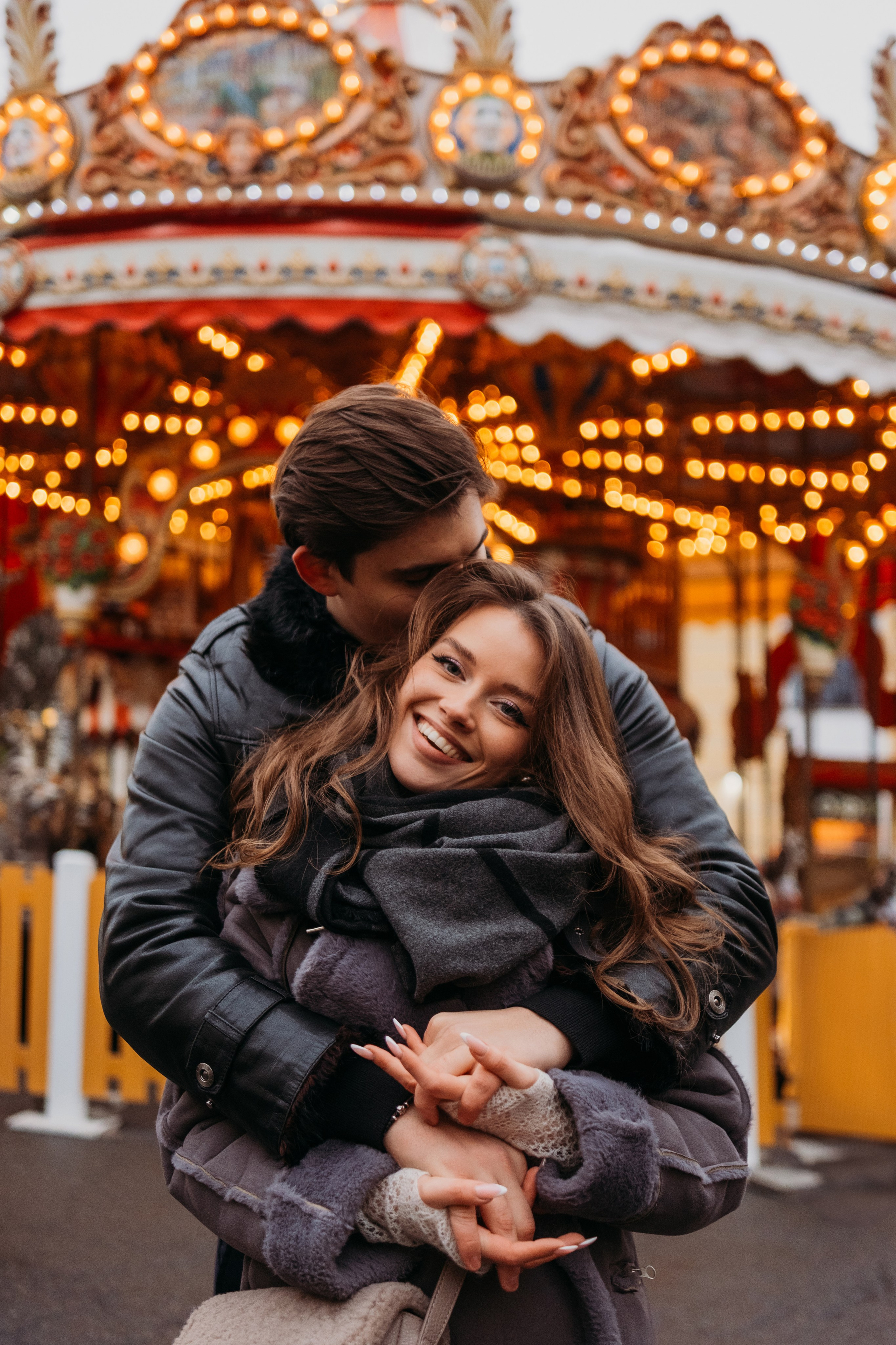 Аня и Даня: новогодняя прогулка. Семейный и детский фотограф в Санкт-Петербурге