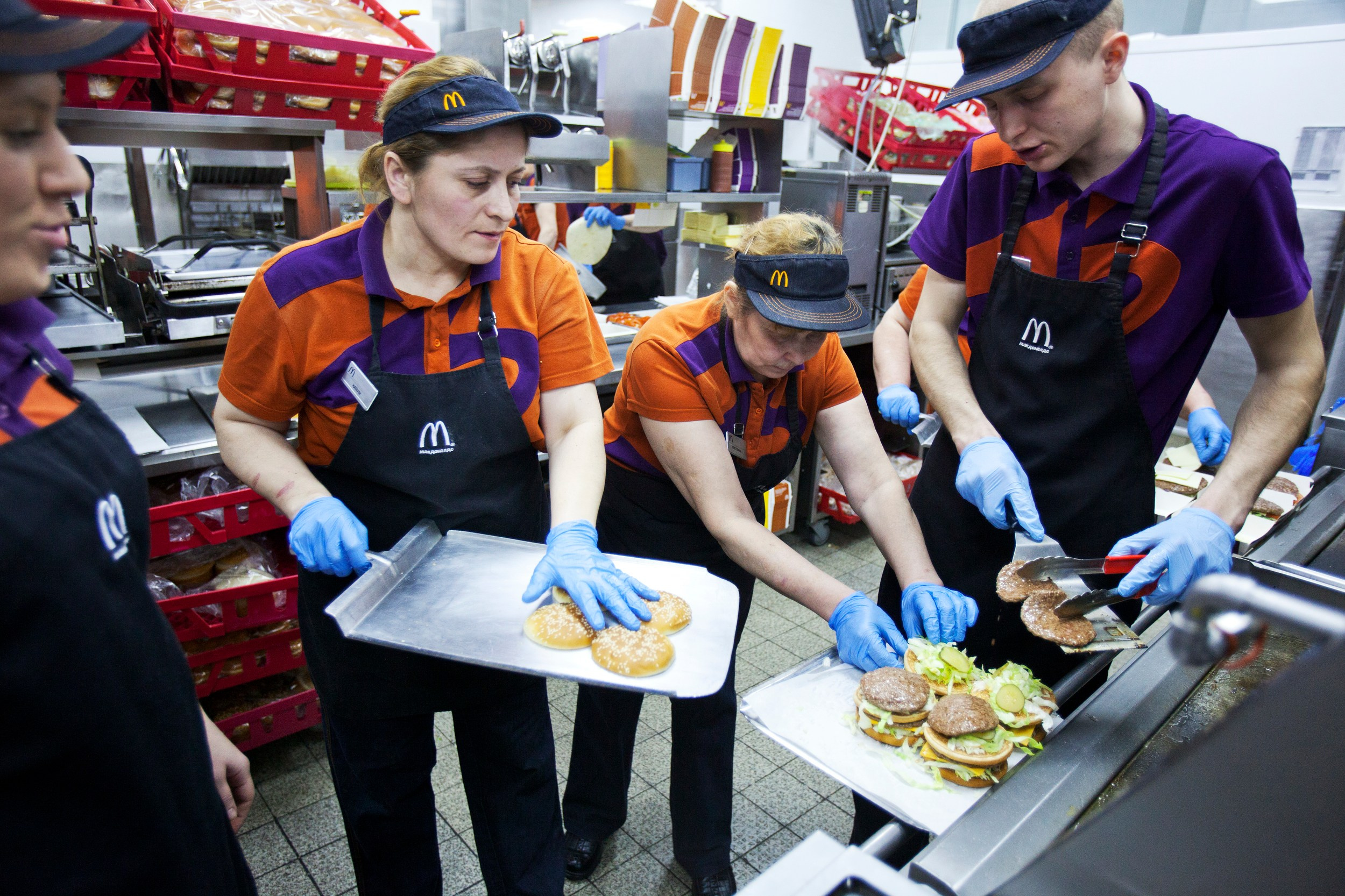 McDonalds. Pavel Golovkin