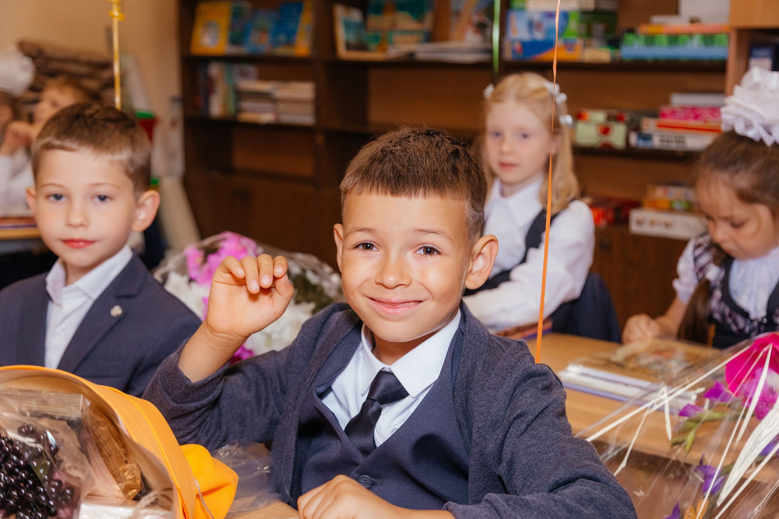 1 сентября, 1 класс. Семейный фотограф Любовь Саркеева