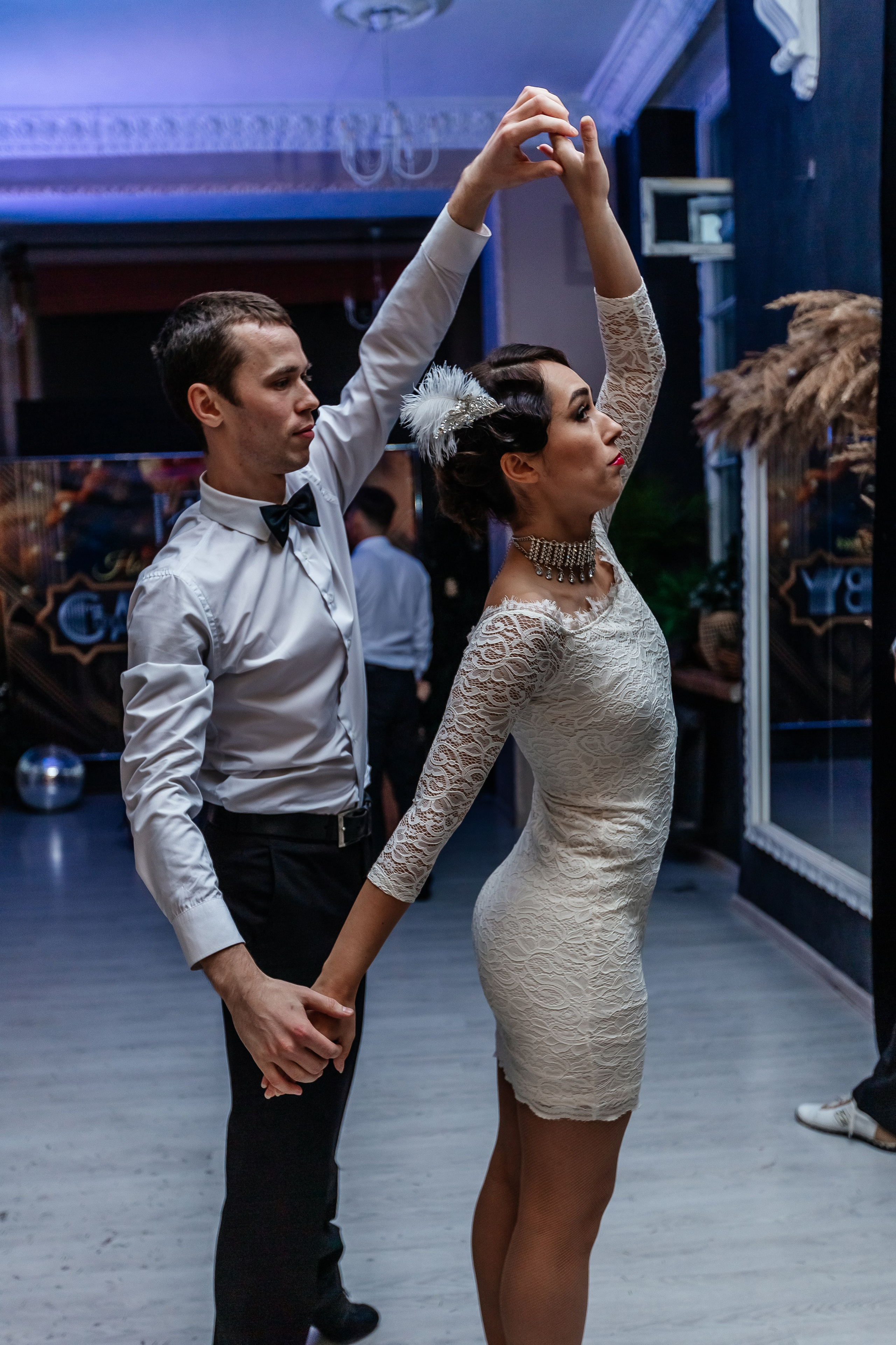 Новогодняя танцевальная хастл-вечеринка в стиле Гетсби. Фотограф Краснодар Марго Хелбен