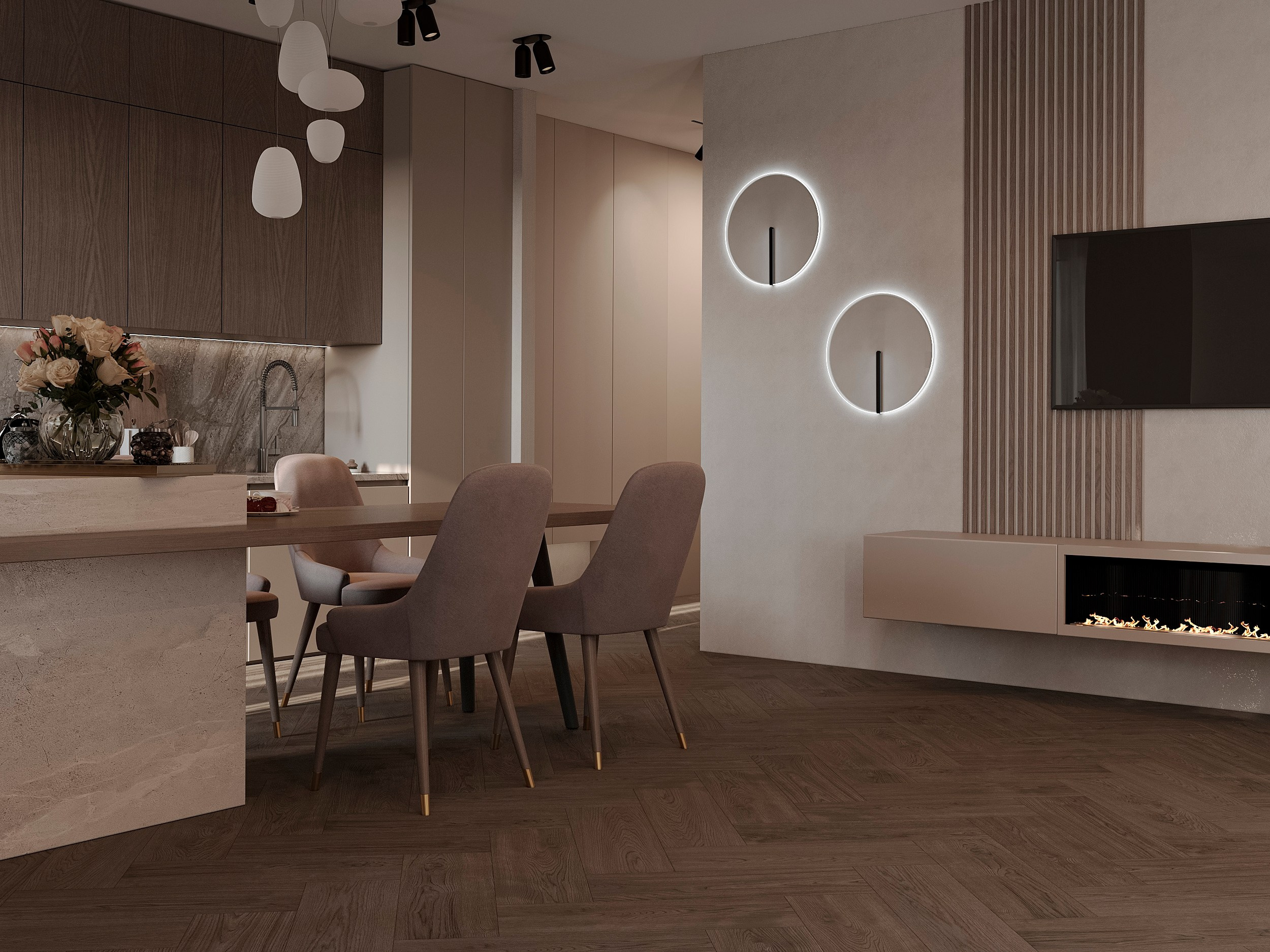 Квартира 120 кв. м. 3D визуализатор