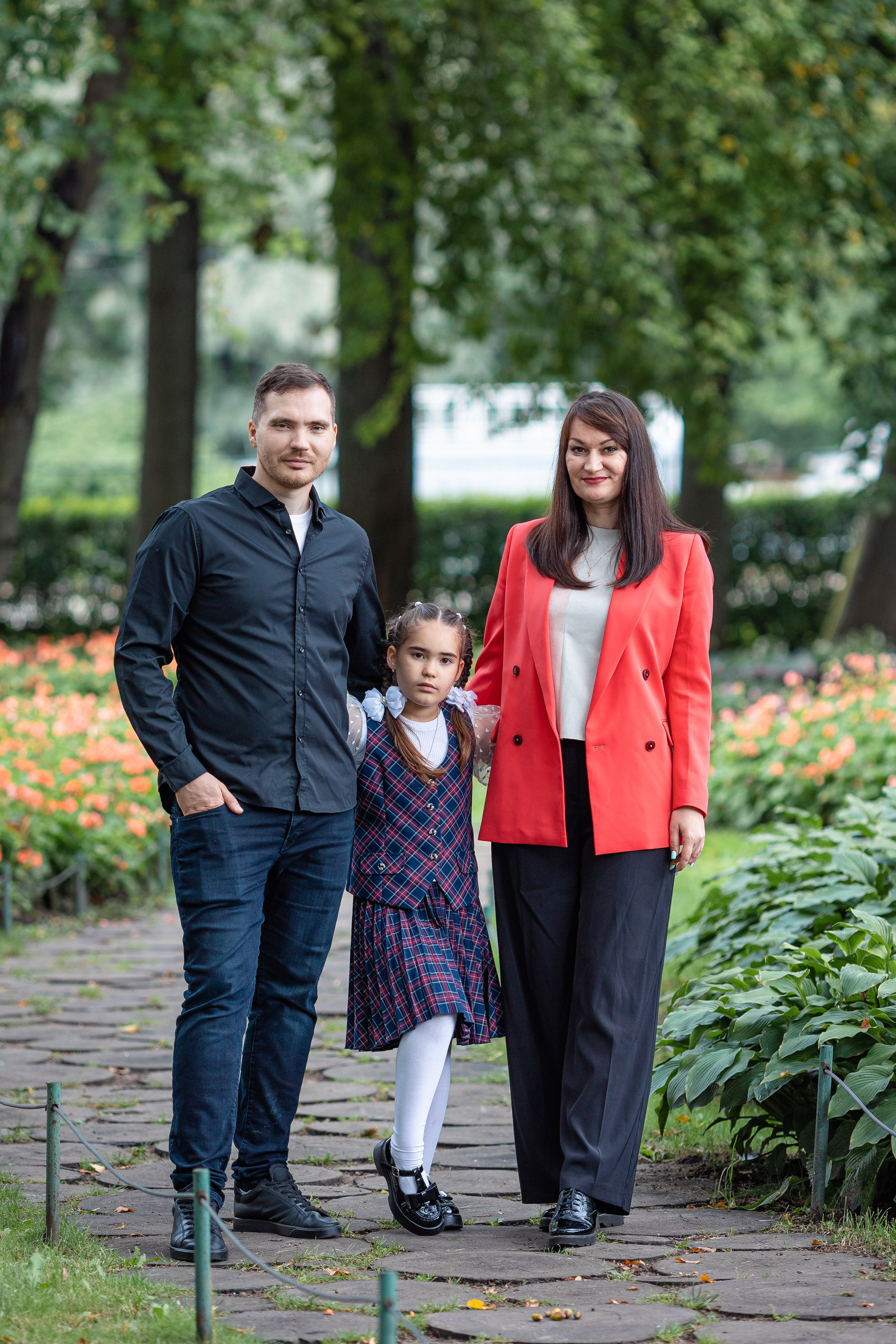 Семейная фотосессия 1-го сентября. Ирина Носова - семейный и детский фотограф