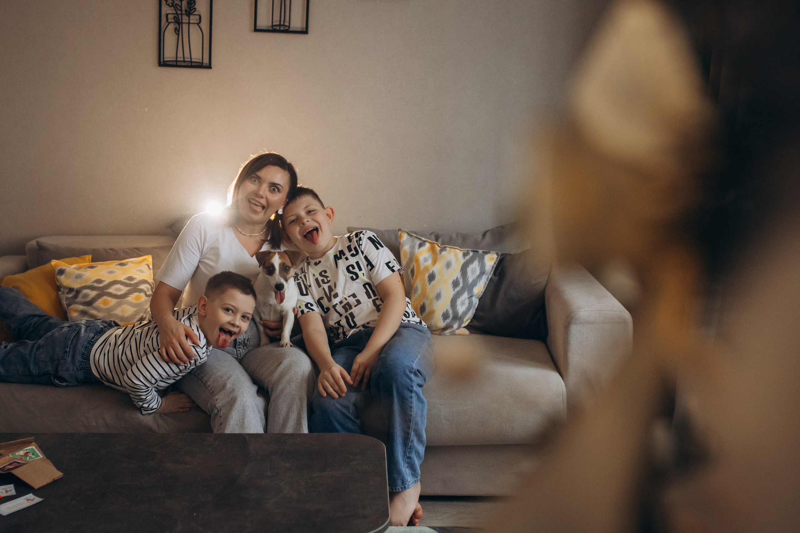 Татьяна, Захар, Миша. Семейный и домашний фотограф в Москве и МО Королева Валерия