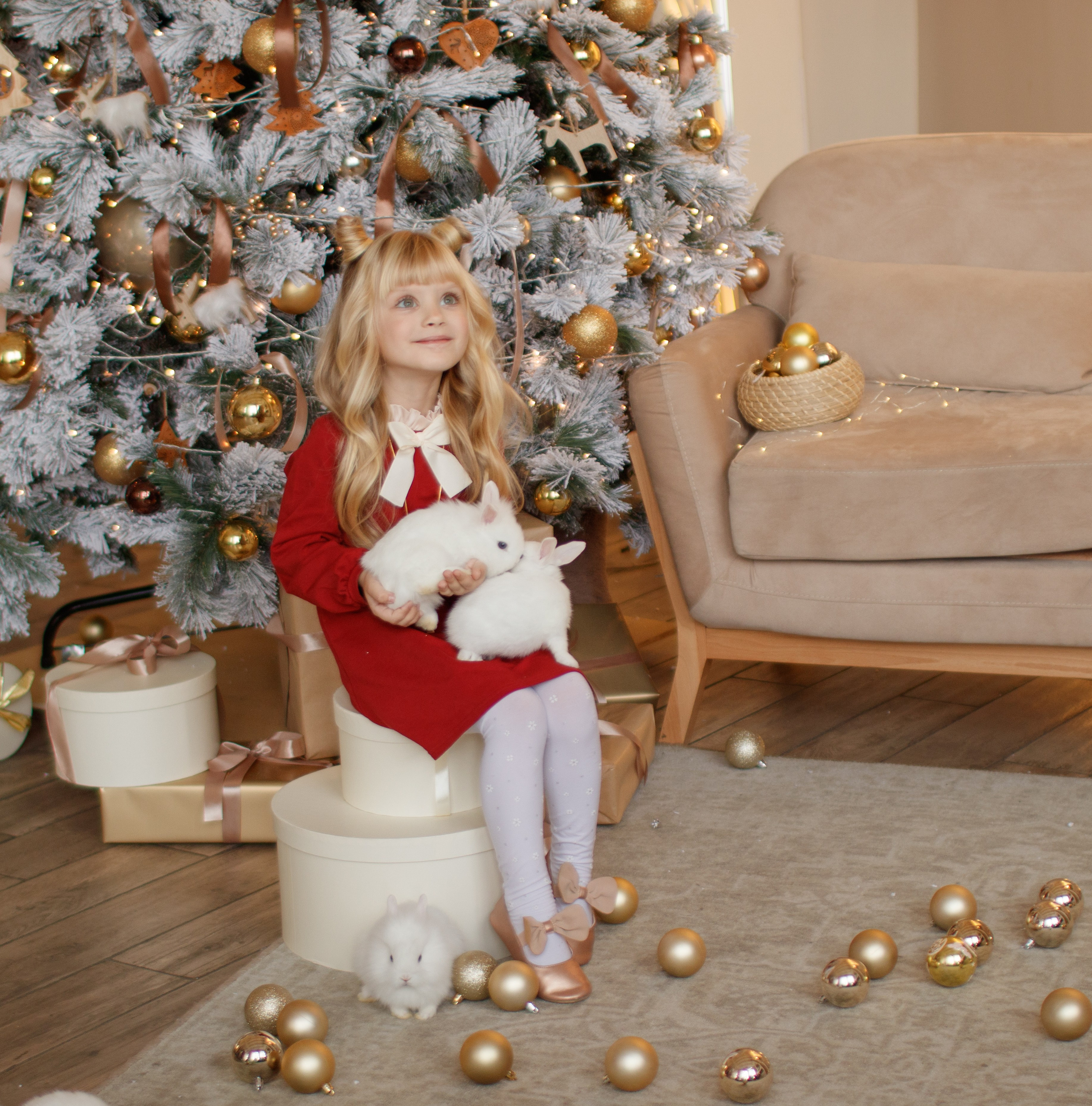Новогодняя детская съёмка. Женский и семейный фотограф в Москве и Московской области Наталья Минт