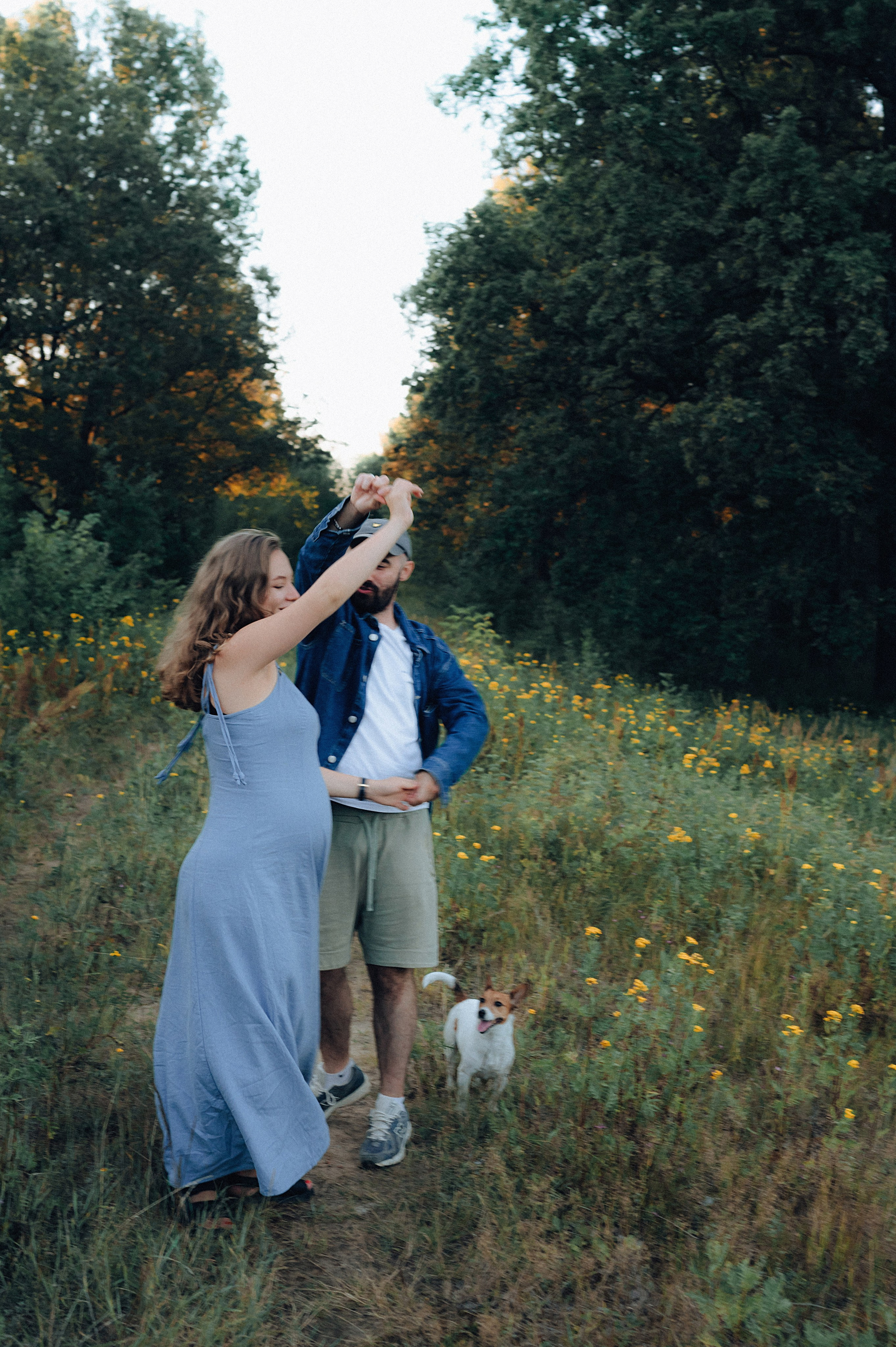 Лес.закат.Вика и Денис. Детский и семейный фотограф Катерина Мишина