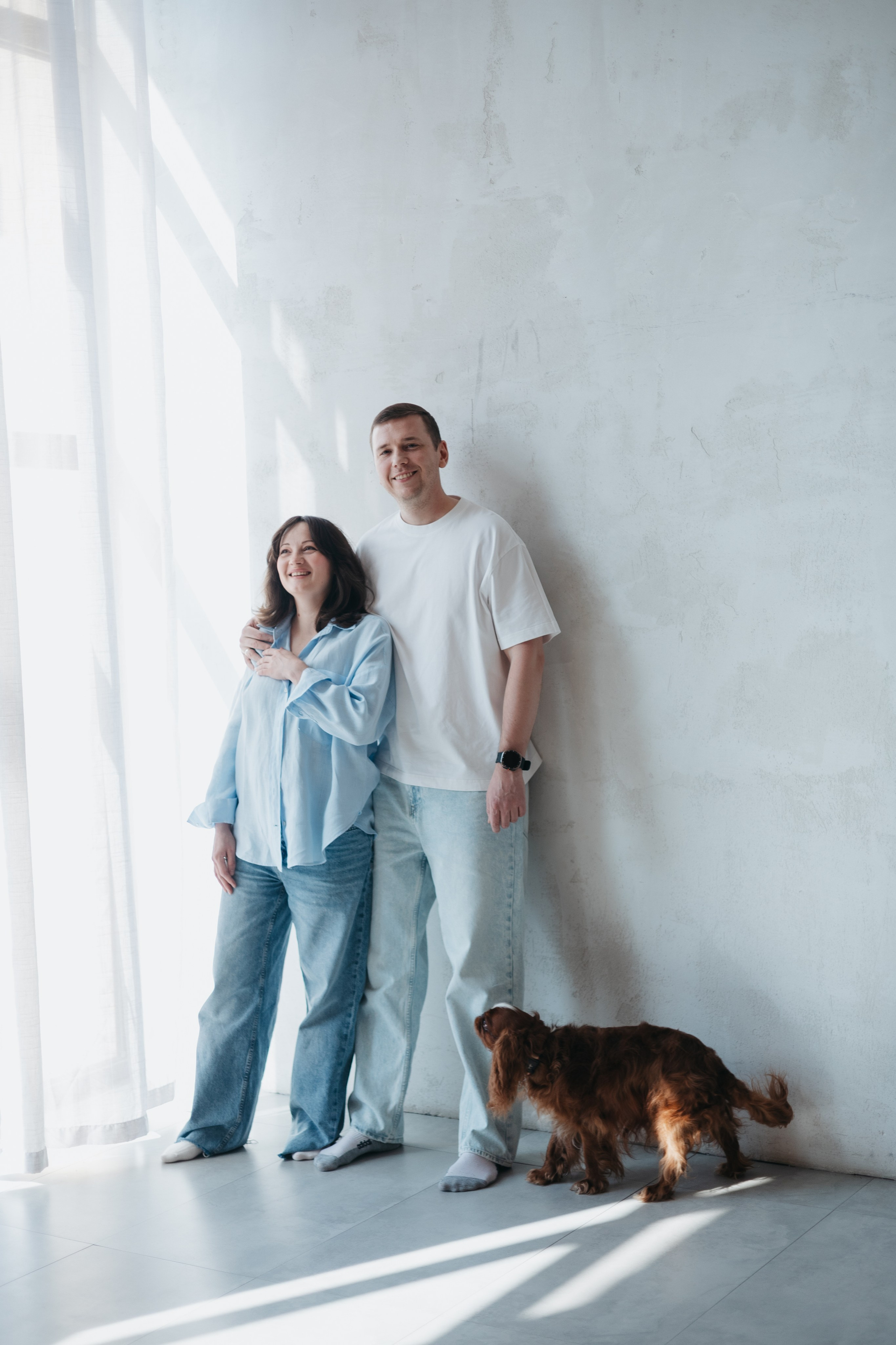 Полина, Максим и Кекс. Фотограф животных Евгения Верцинская